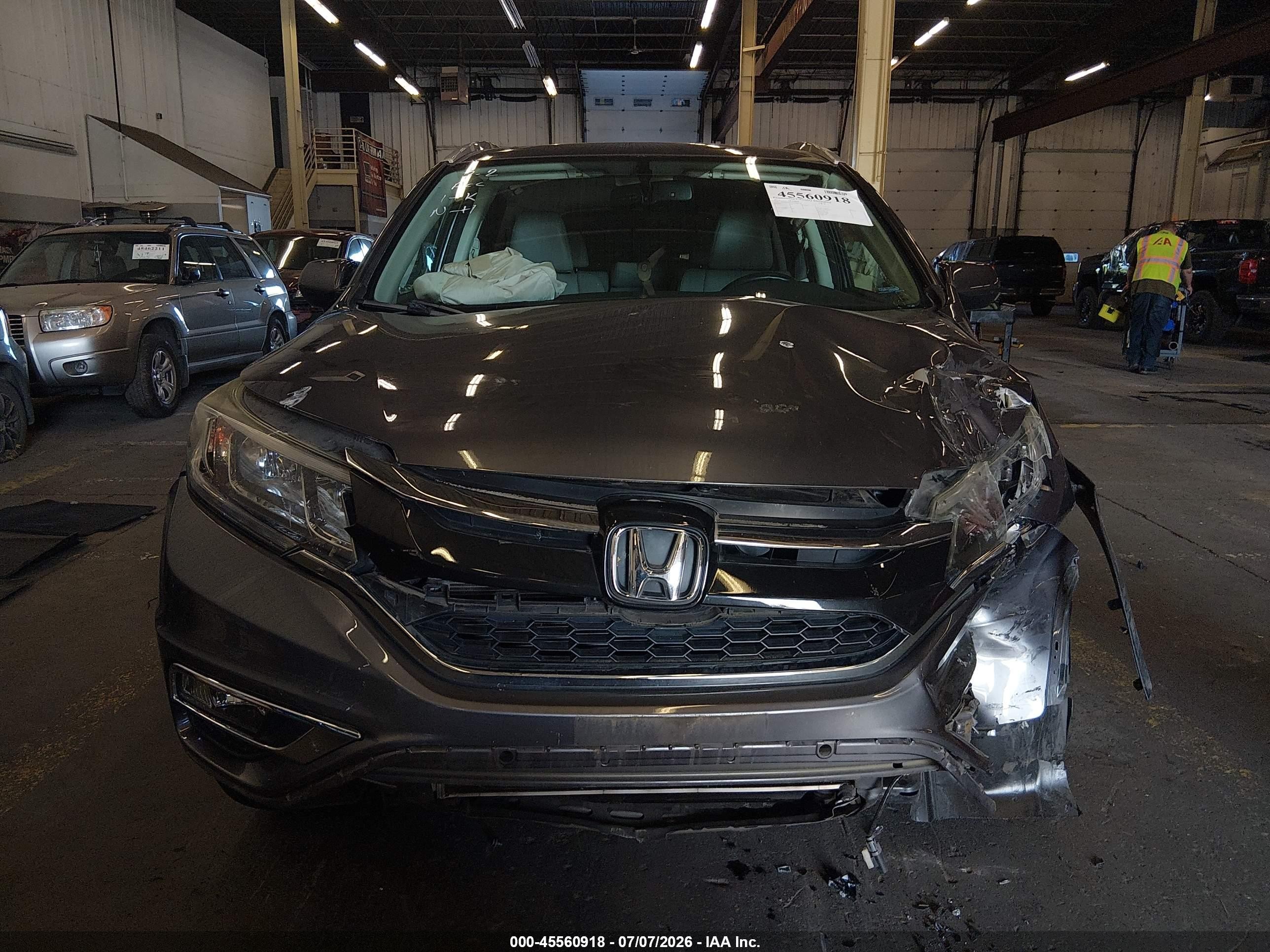 2015 Honda Cr-v Ex-l Pewter vin: 2HKRM4H75FH664228