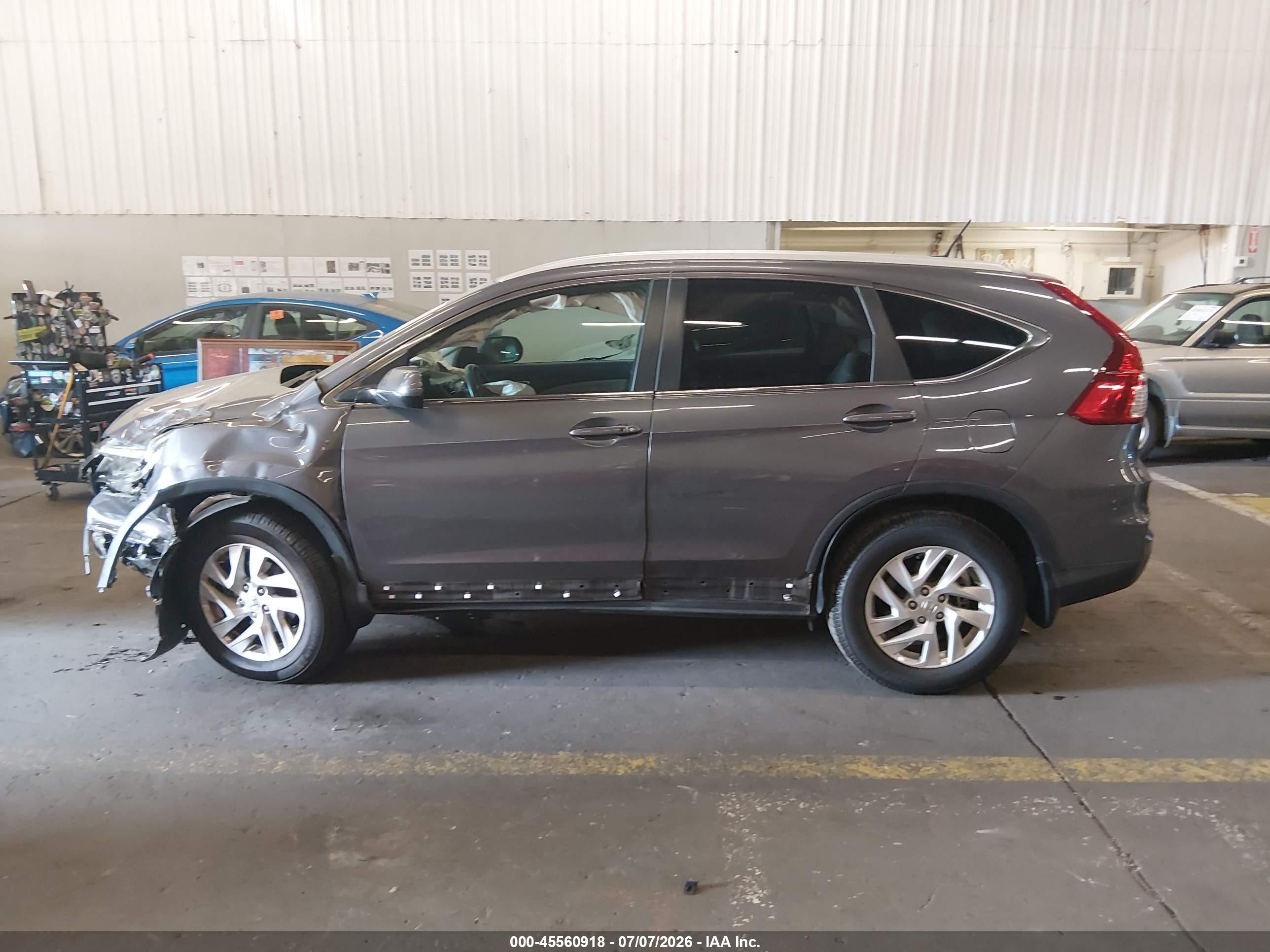 2015 Honda Cr-v Ex-l Pewter vin: 2HKRM4H75FH664228