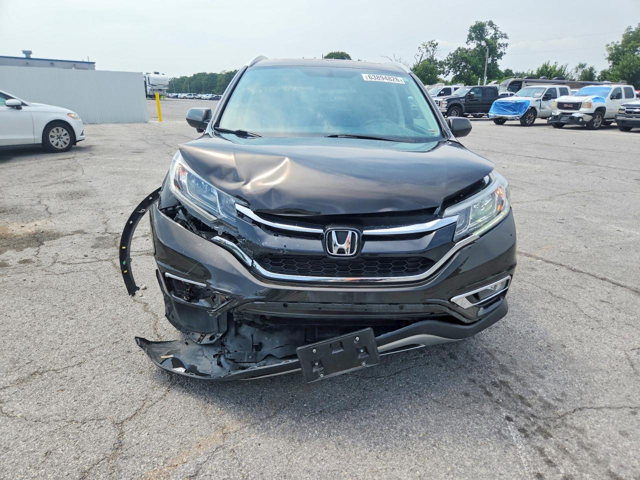 2015 Honda Cr-v Exl Gray vin: 2HKRM4H75FH667663