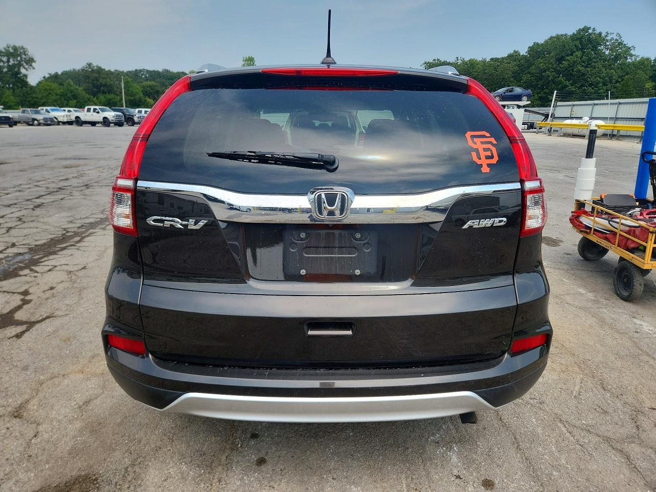 2015 Honda Cr-v Exl Gray vin: 2HKRM4H75FH667663