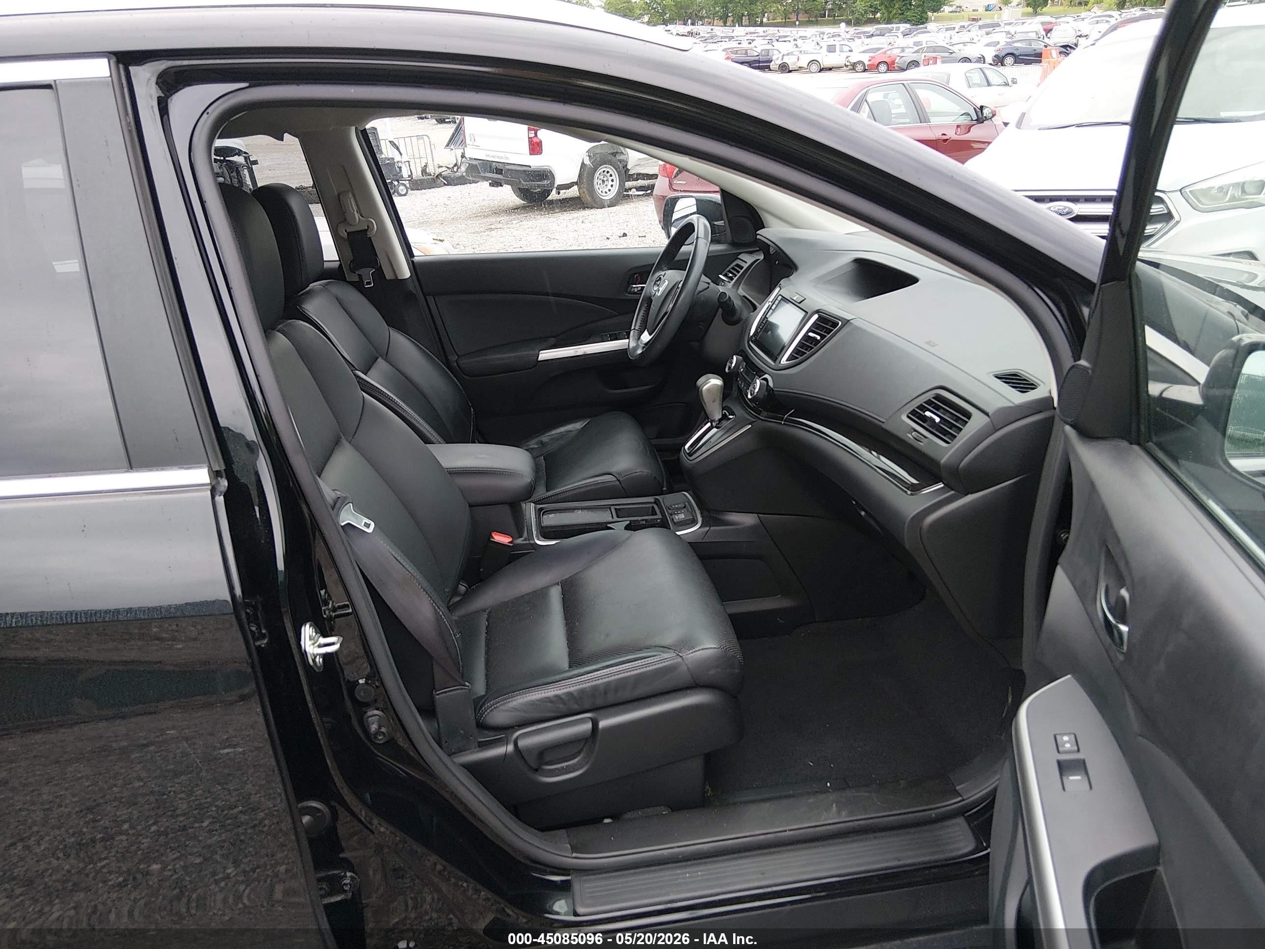 2015 Honda Cr-v Ex-l Черный vin: 2HKRM4H75FH682776