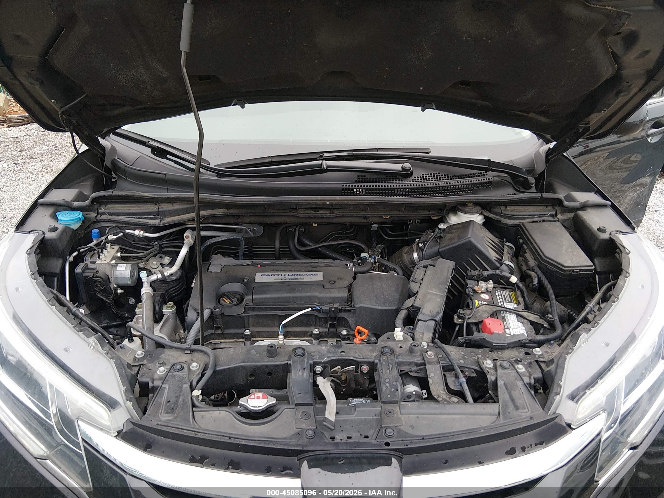 2015 Honda Cr-v Ex-l Черный vin: 2HKRM4H75FH682776