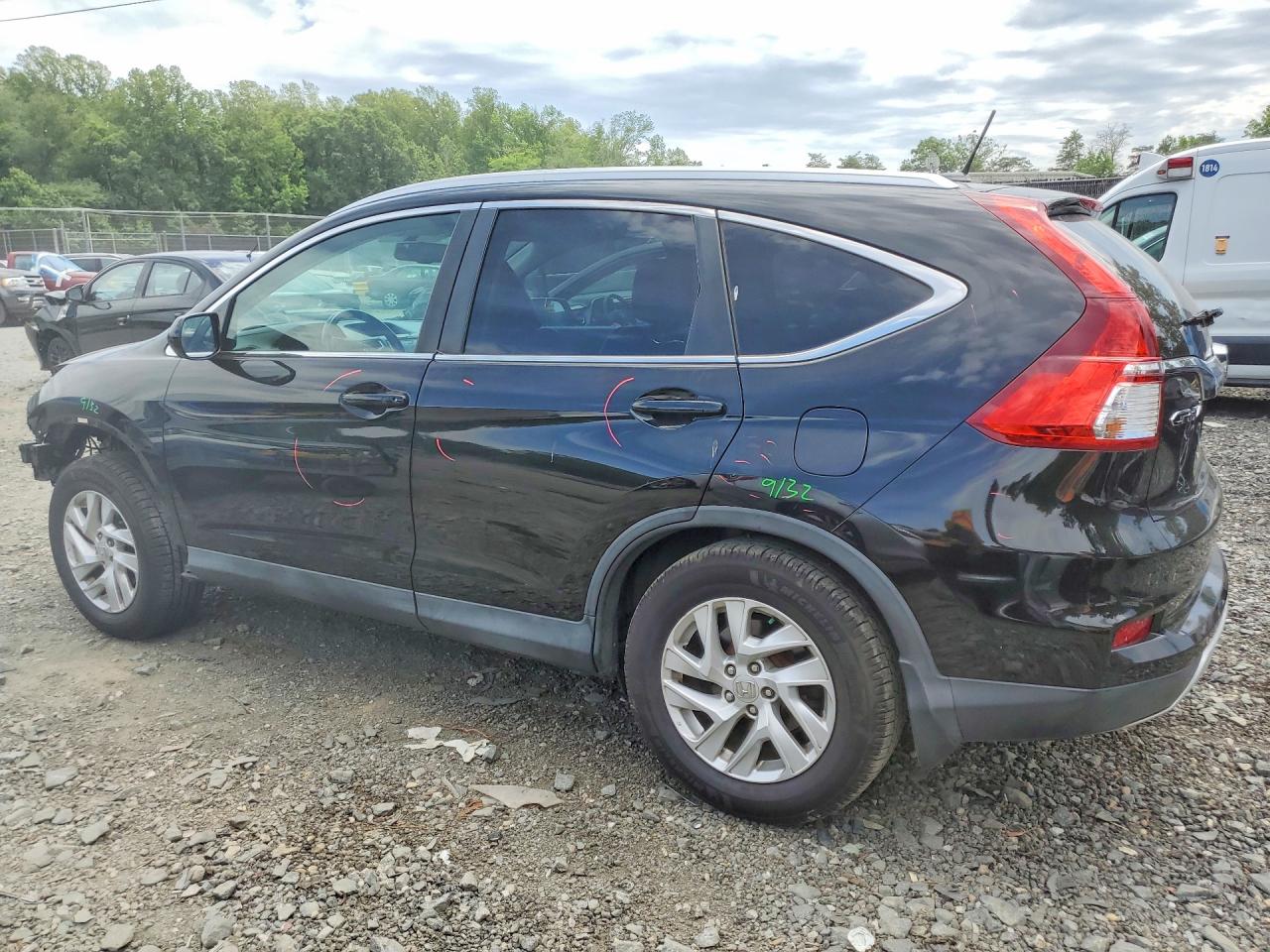 2015 Honda Cr-v Exl Black vin: 2HKRM4H75FH698783