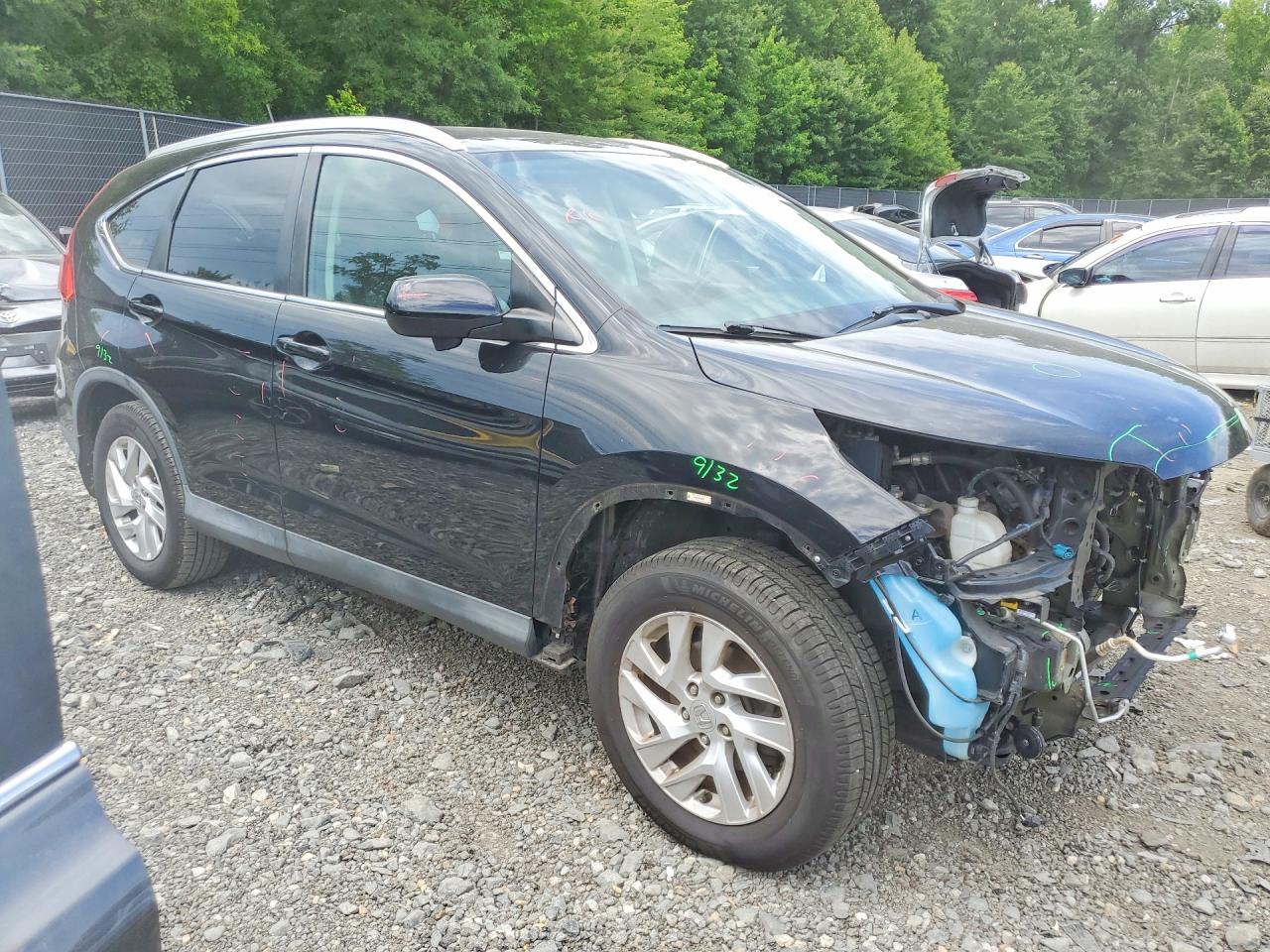 2015 Honda Cr-v Exl Black vin: 2HKRM4H75FH698783