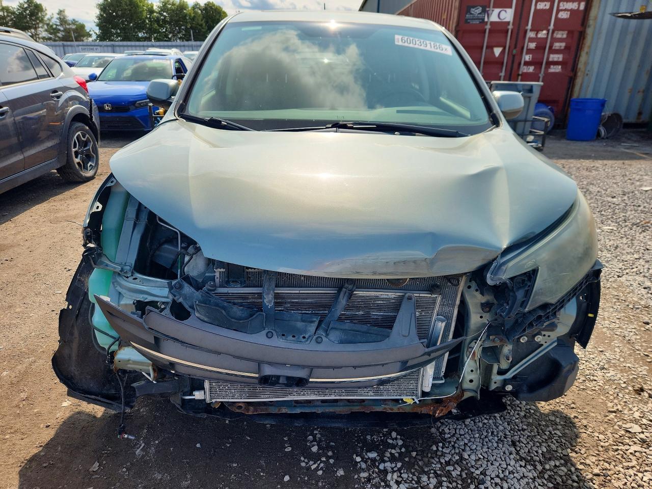 2012 Honda Cr-v Exl Green vin: 2HKRM4H76CH103273
