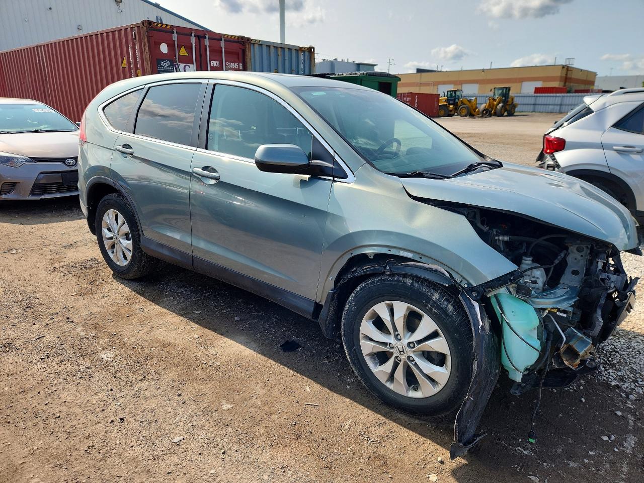 2012 Honda Cr-v Exl Green vin: 2HKRM4H76CH103273