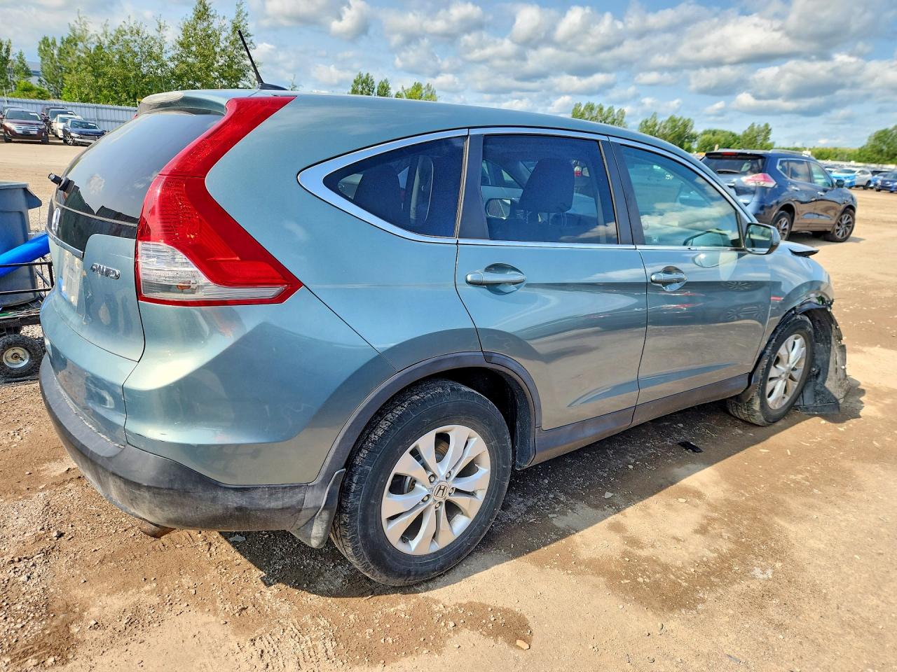 2012 Honda Cr-v Exl Green vin: 2HKRM4H76CH103273