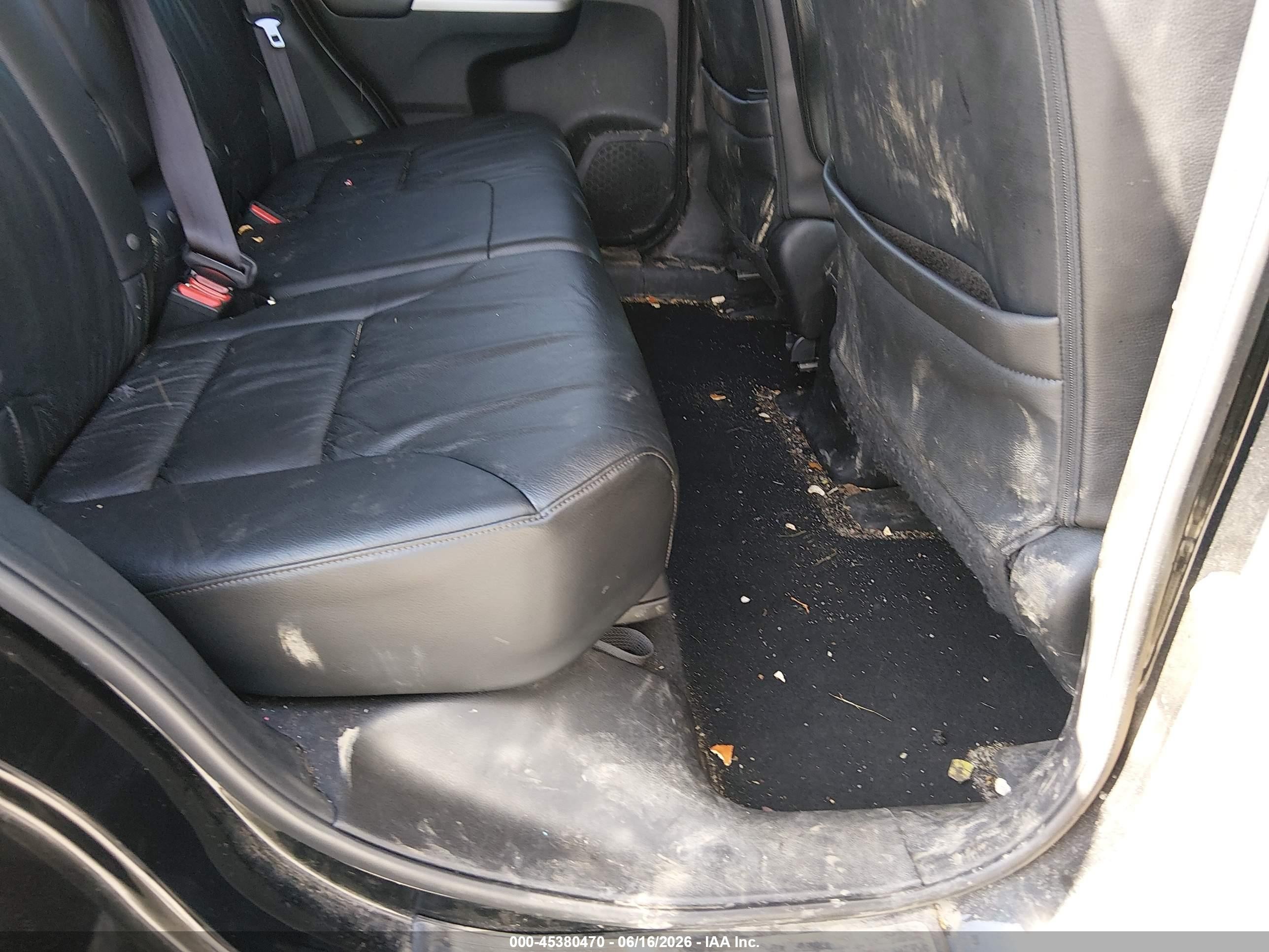 2012 Honda Cr-v Ex-l Black vin: 2HKRM4H76CH600596