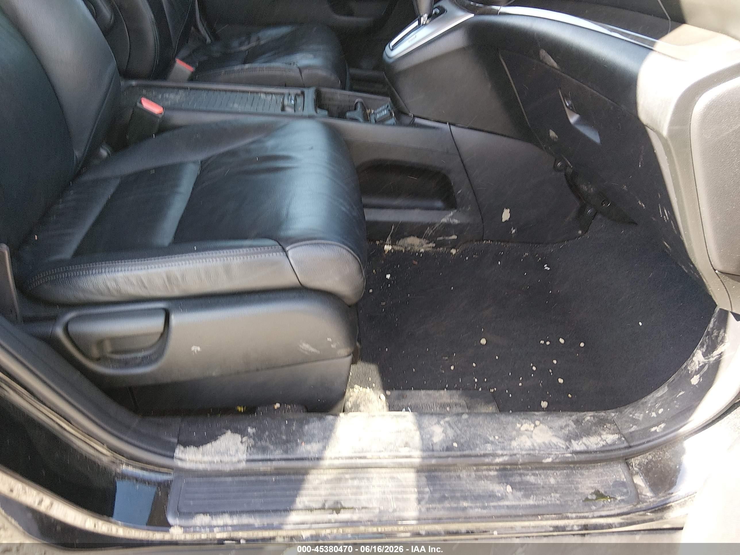 2012 Honda Cr-v Ex-l Black vin: 2HKRM4H76CH600596
