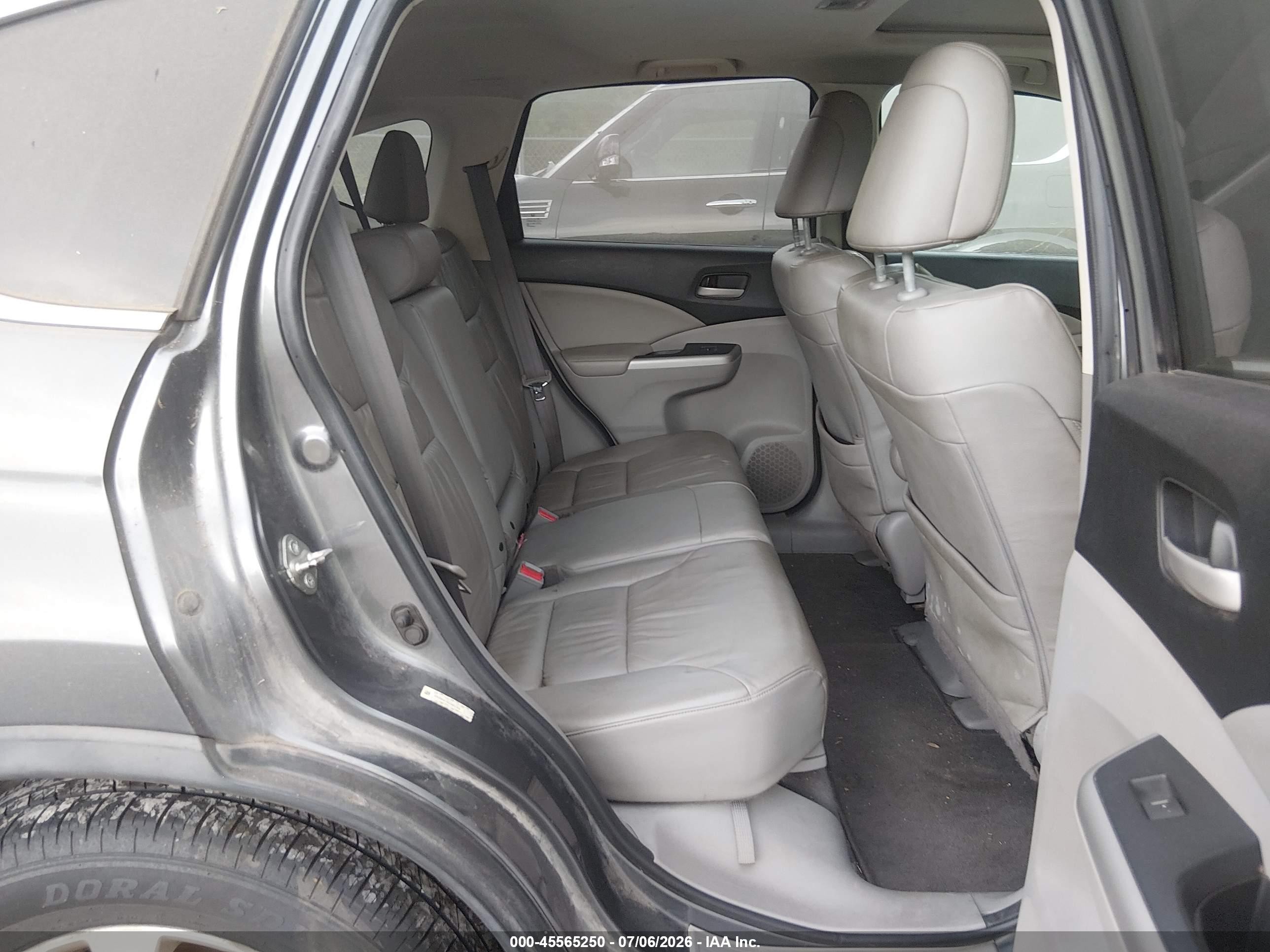 2012 Honda Cr-v Ex-l Gray vin: 2HKRM4H76CH602168
