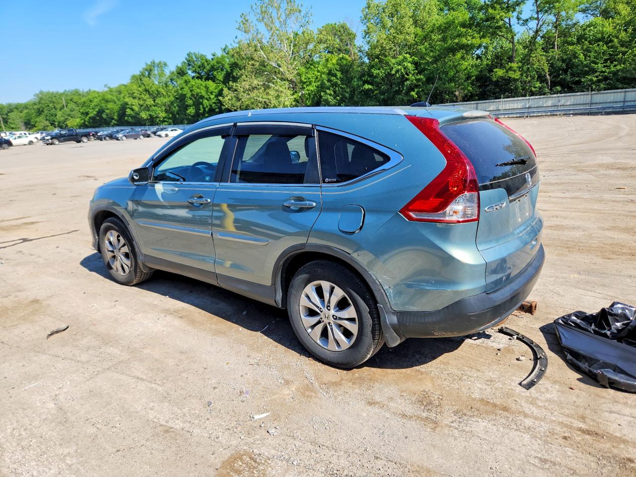 2012 Honda Cr-v Exl Gray vin: 2HKRM4H76CH612019