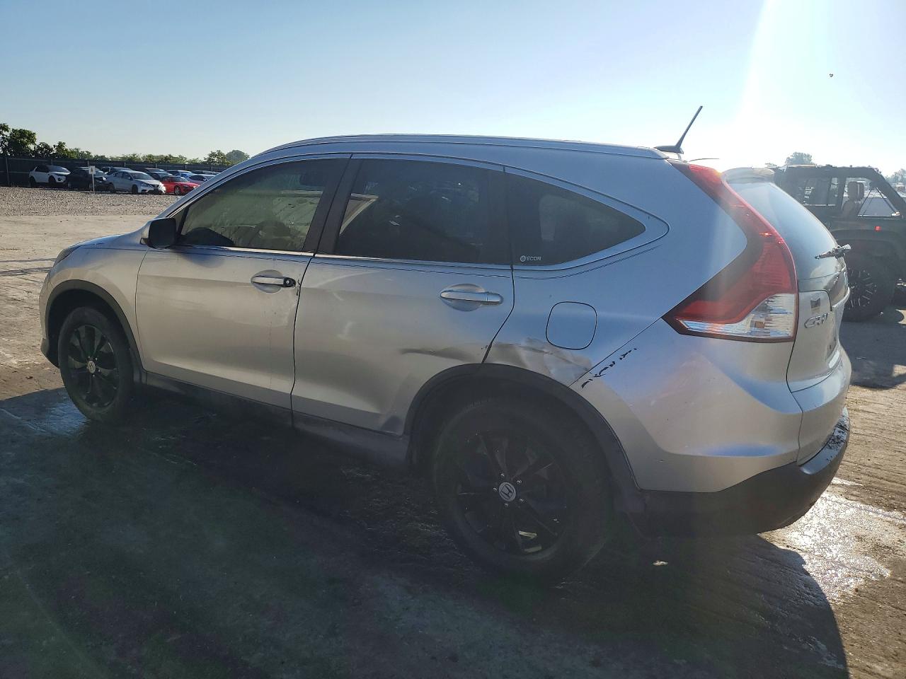 2012 Honda Cr-v Exl Silver vin: 2HKRM4H76CH628561