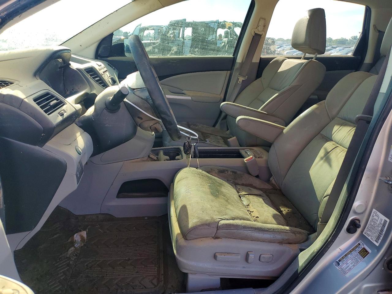 2012 Honda Cr-v Exl Silver vin: 2HKRM4H76CH628561