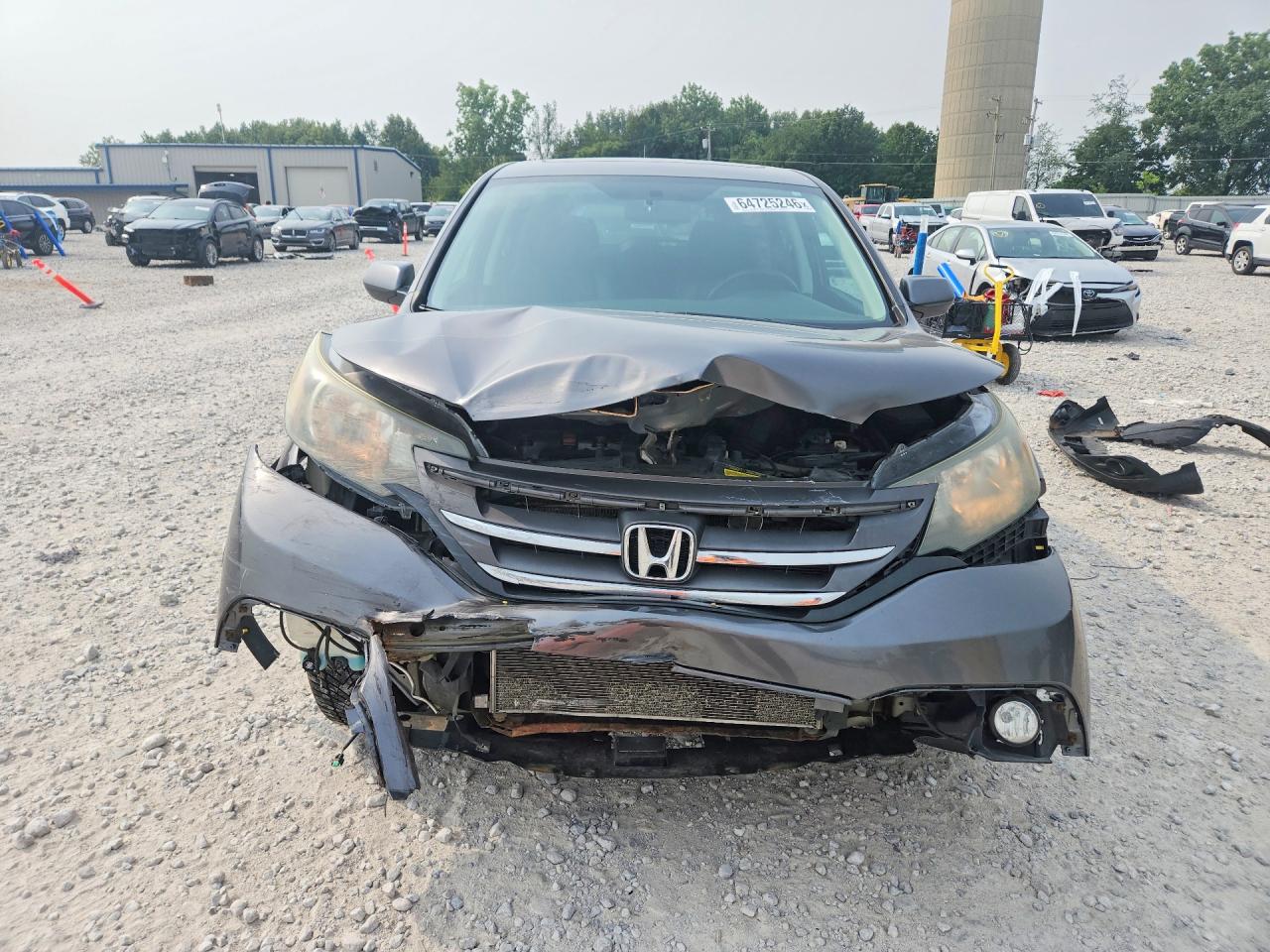 2013 Honda Cr-v Exl Серый vin: 2HKRM4H76DH122892