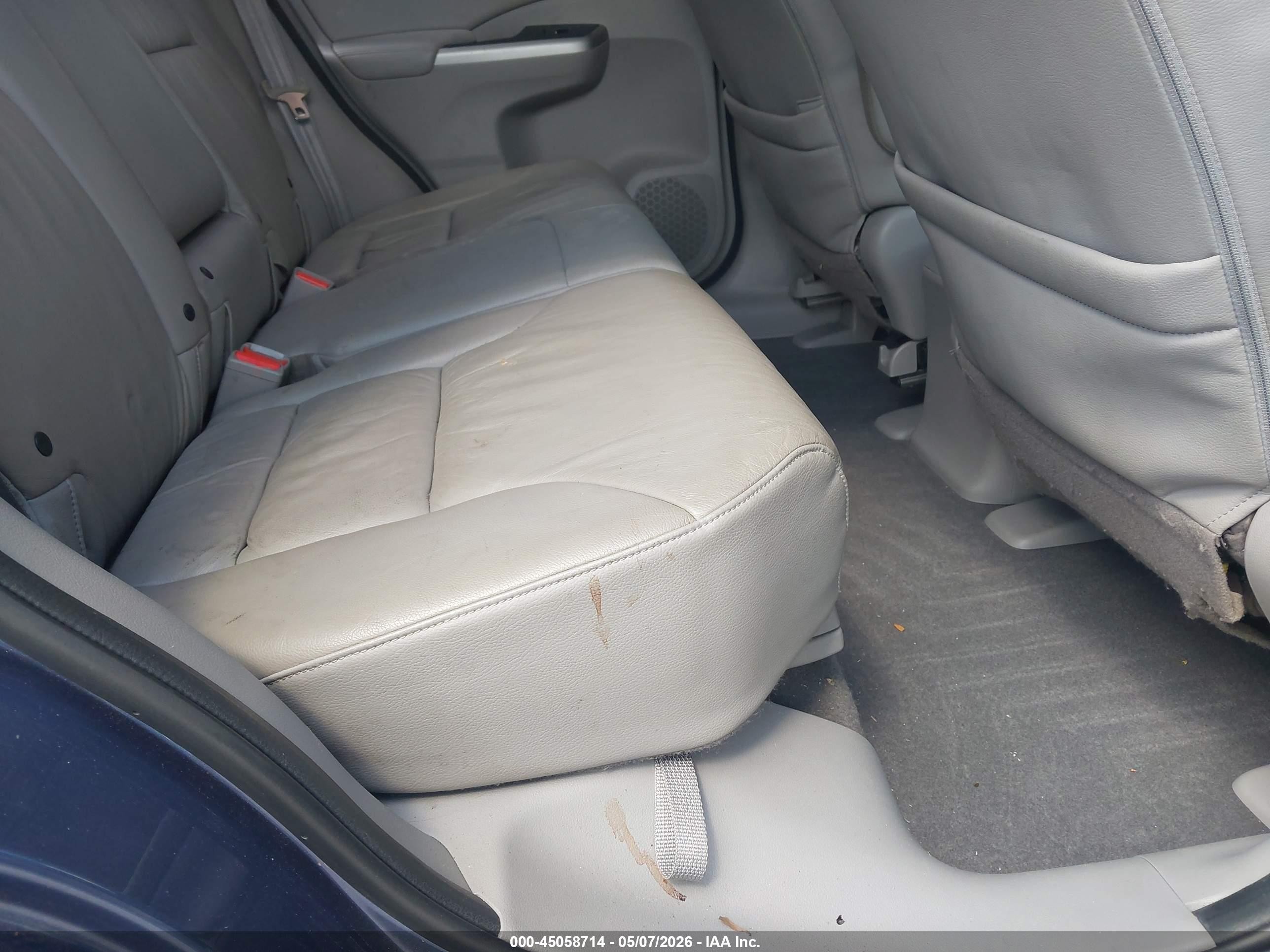 2013 Honda Cr-v Ex-l Blue vin: 2HKRM4H76DH608165