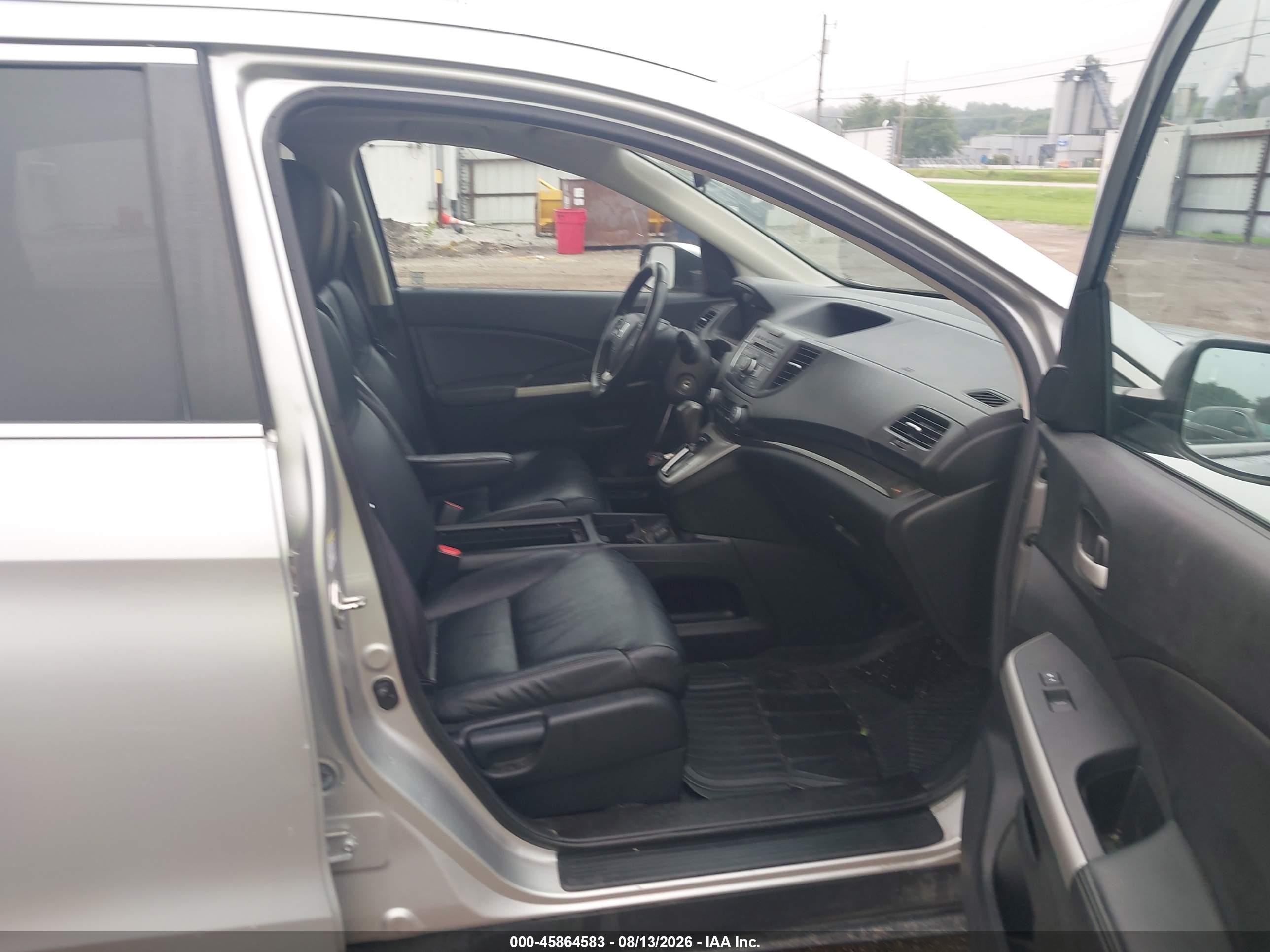 2013 Honda Cr-v Ex-l Silver vin: 2HKRM4H76DH611017