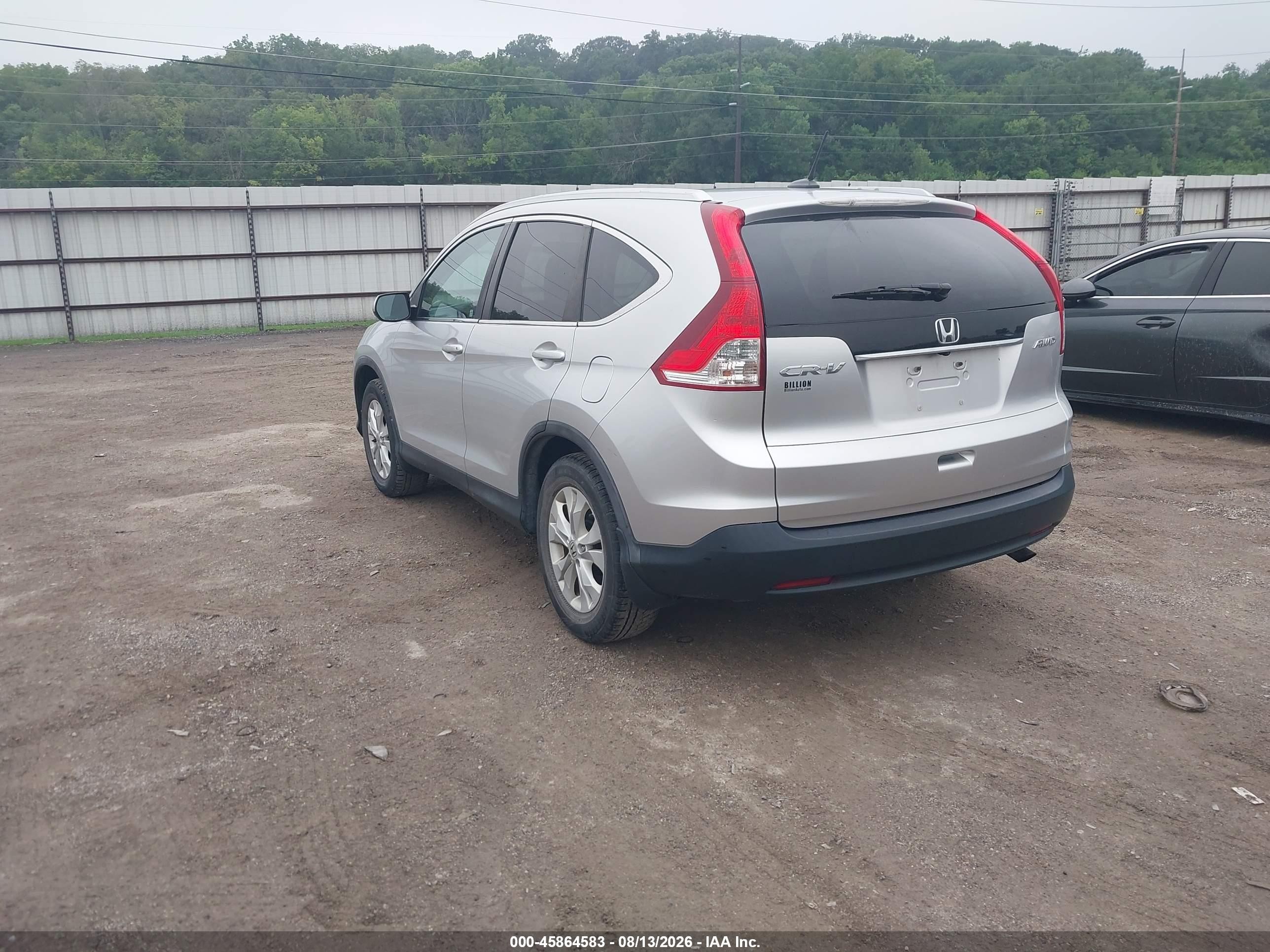 2013 Honda Cr-v Ex-l Silver vin: 2HKRM4H76DH611017