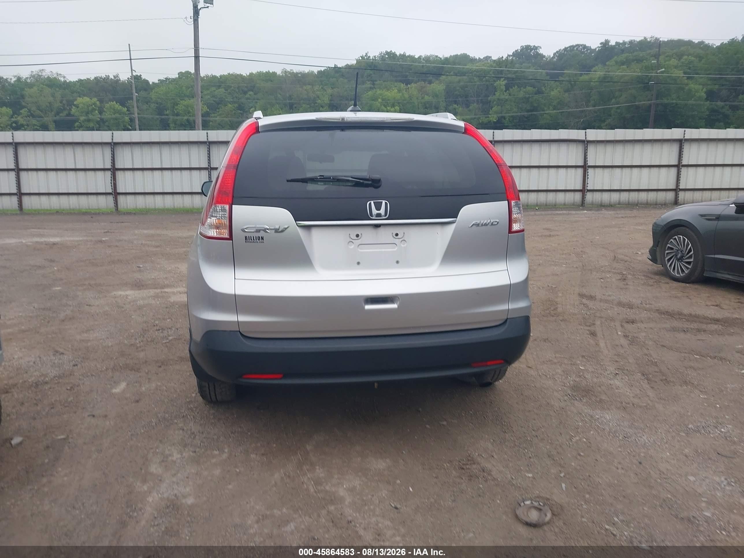 2013 Honda Cr-v Ex-l Silver vin: 2HKRM4H76DH611017