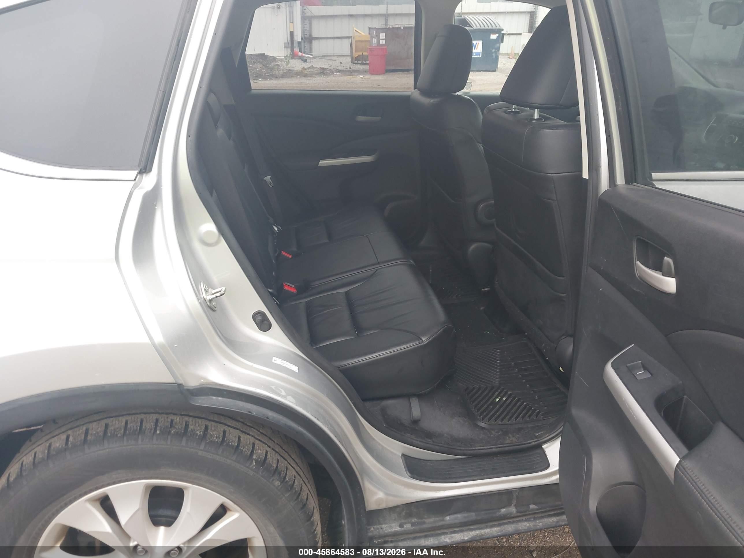 2013 Honda Cr-v Ex-l Silver vin: 2HKRM4H76DH611017