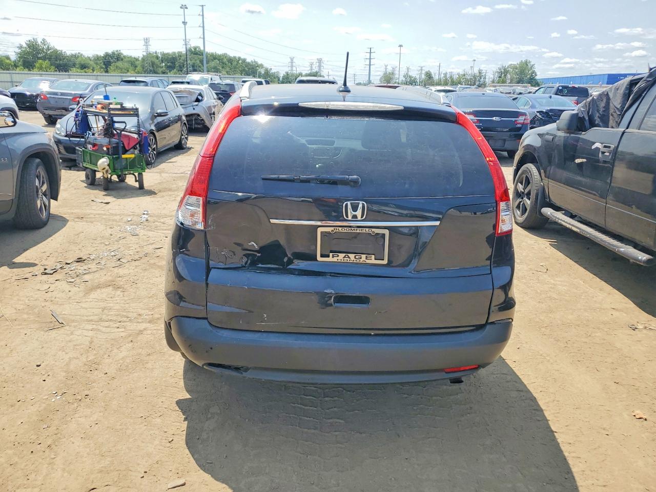 2013 Honda Cr-v Exl Черный vin: 2HKRM4H76DH626990