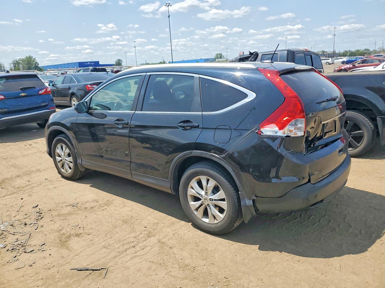 2013 Honda Cr-v Exl Черный vin: 2HKRM4H76DH626990