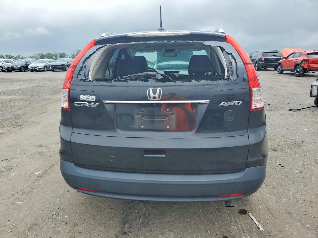 2013 Honda Cr-v Exl Black vin: 2HKRM4H76DH630019