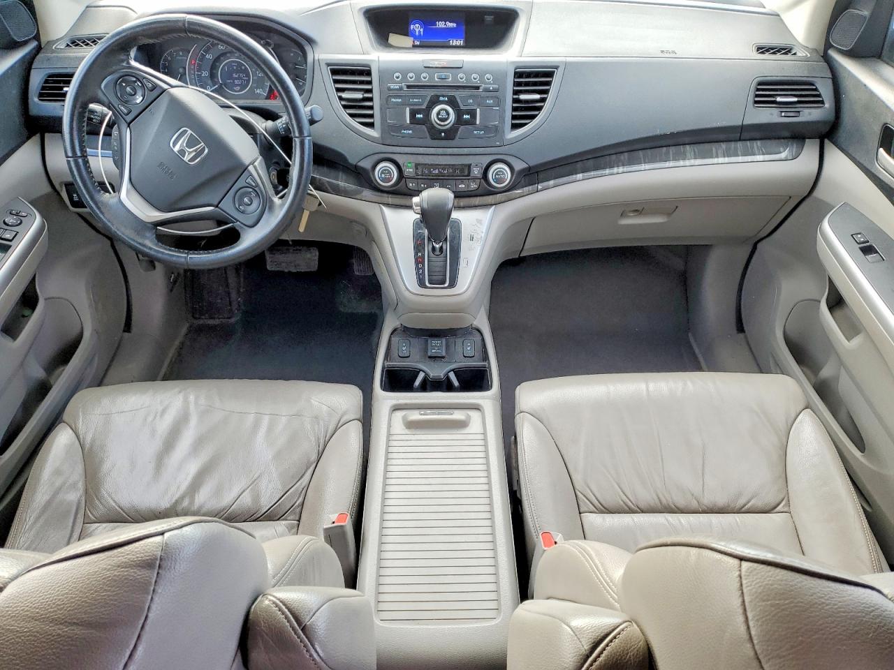 2013 Honda Cr-v Exl Blue vin: 2HKRM4H76DH648407