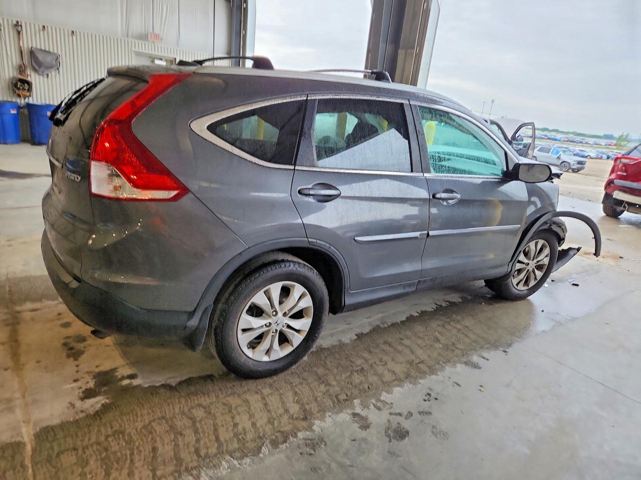 2013 Honda Cr-v Exl Gray vin: 2HKRM4H76DH653980
