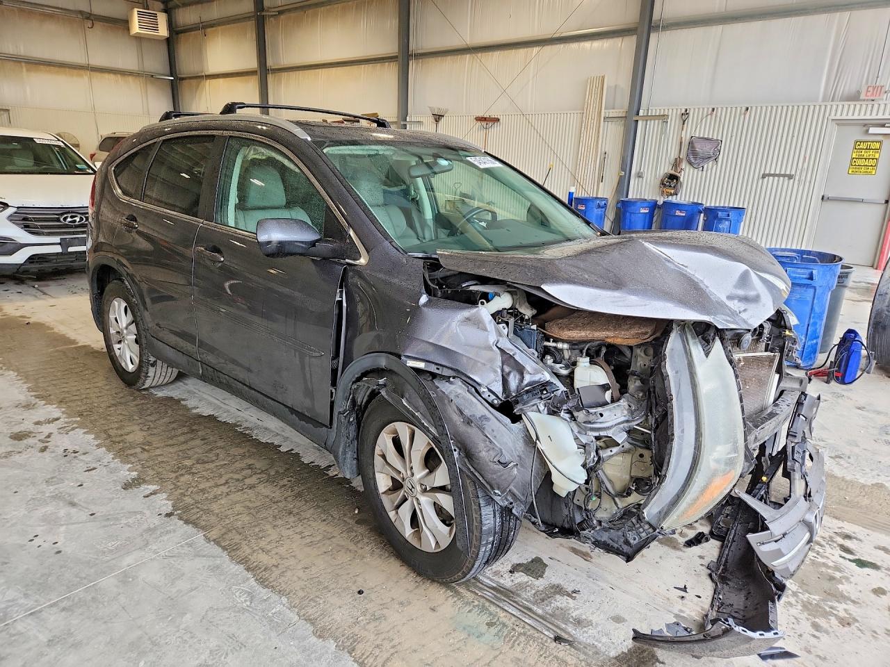 2013 Honda Cr-v Exl Gray vin: 2HKRM4H76DH653980
