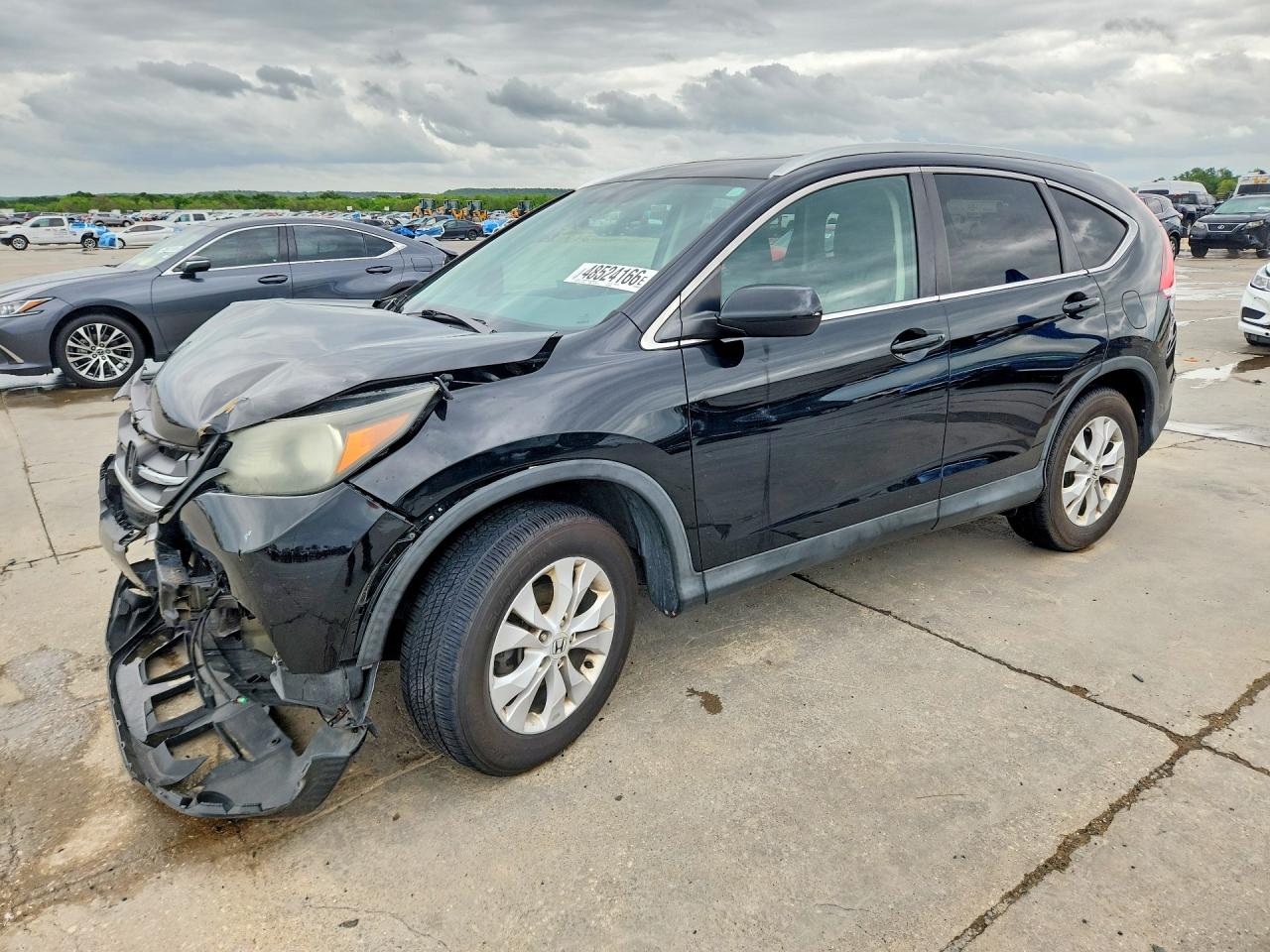 2014 Honda Cr-v Exl Черный vin: 2HKRM4H76EH602044