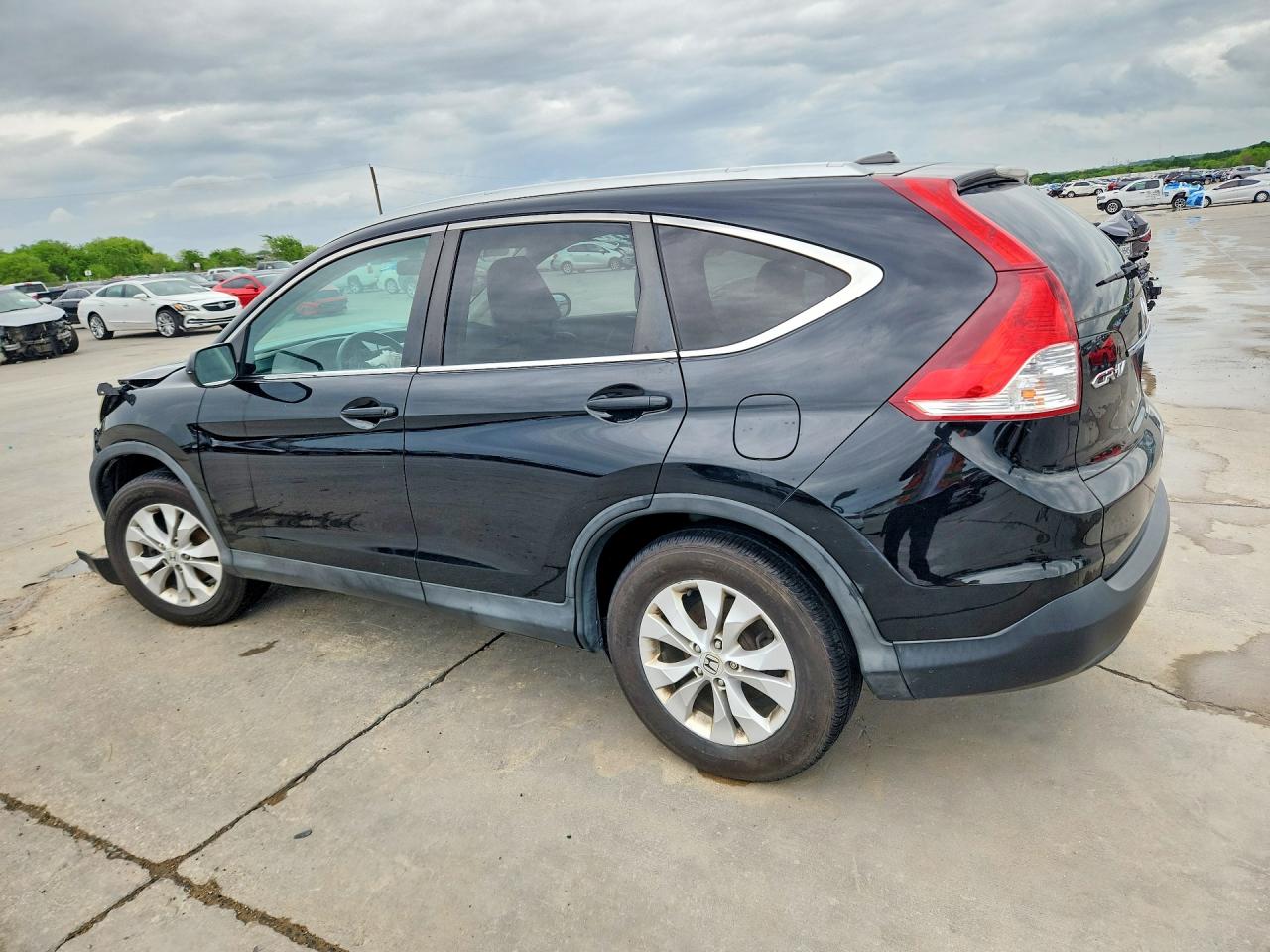 2014 Honda Cr-v Exl Черный vin: 2HKRM4H76EH602044