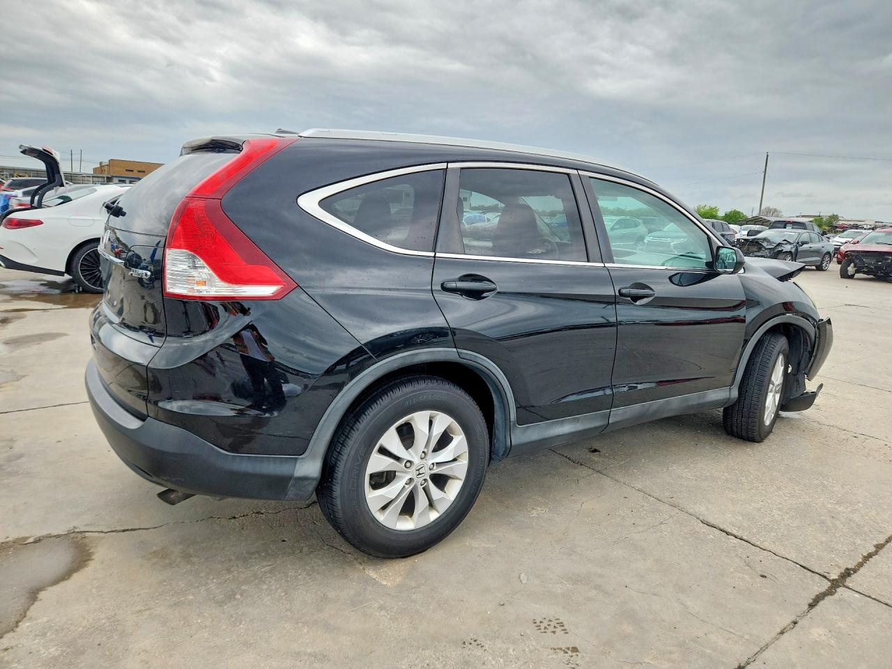 2014 Honda Cr-v Exl Черный vin: 2HKRM4H76EH602044
