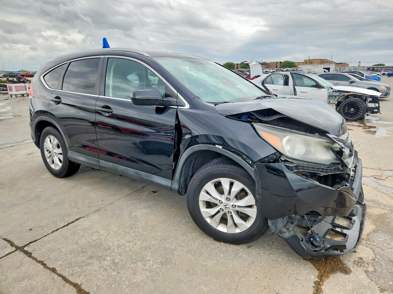 2014 Honda Cr-v Exl Черный vin: 2HKRM4H76EH602044