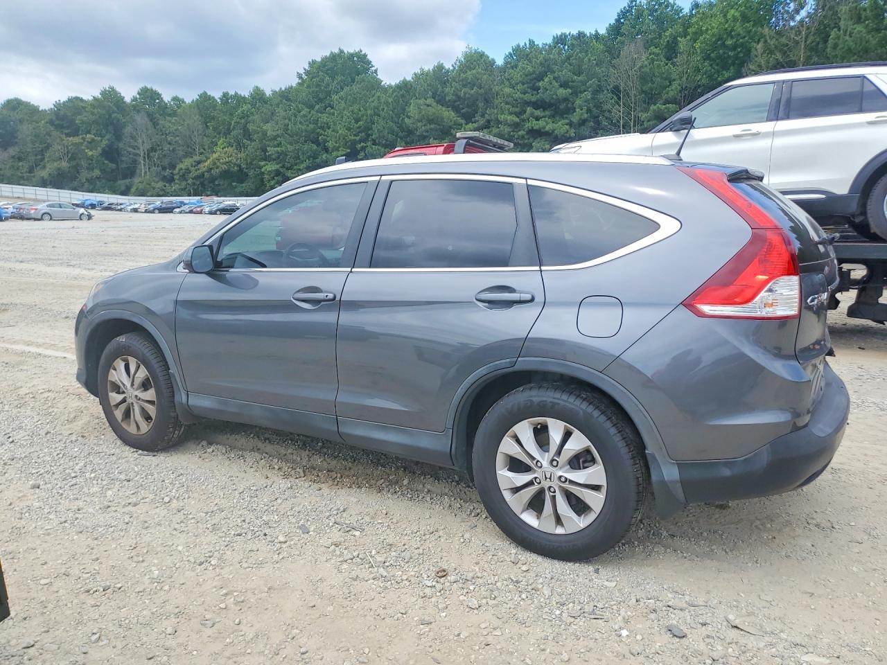 2014 Honda Cr-v Exl Серый vin: 2HKRM4H76EH603291