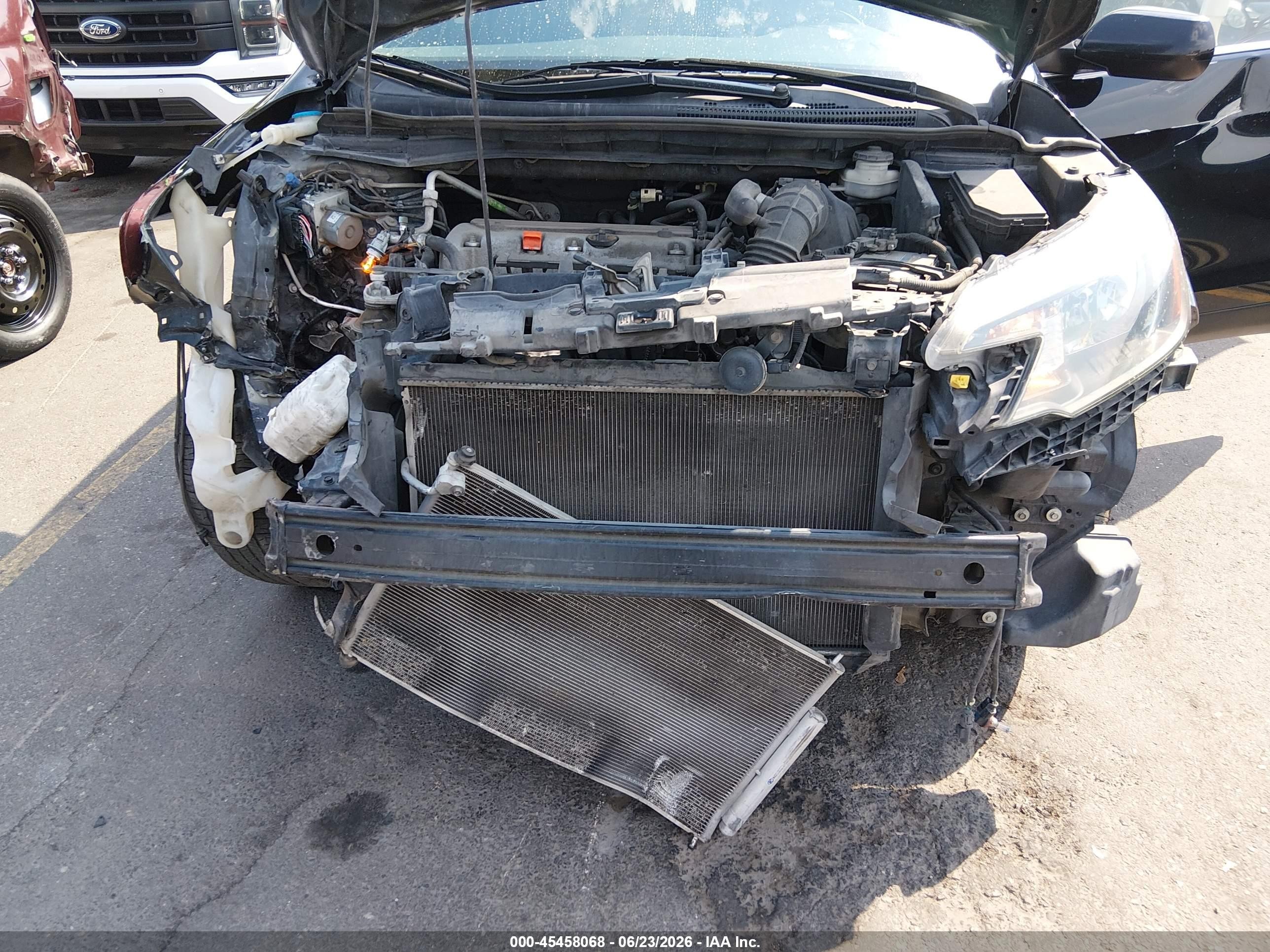 2014 Honda Cr-v Ex-l Black vin: 2HKRM4H76EH605736