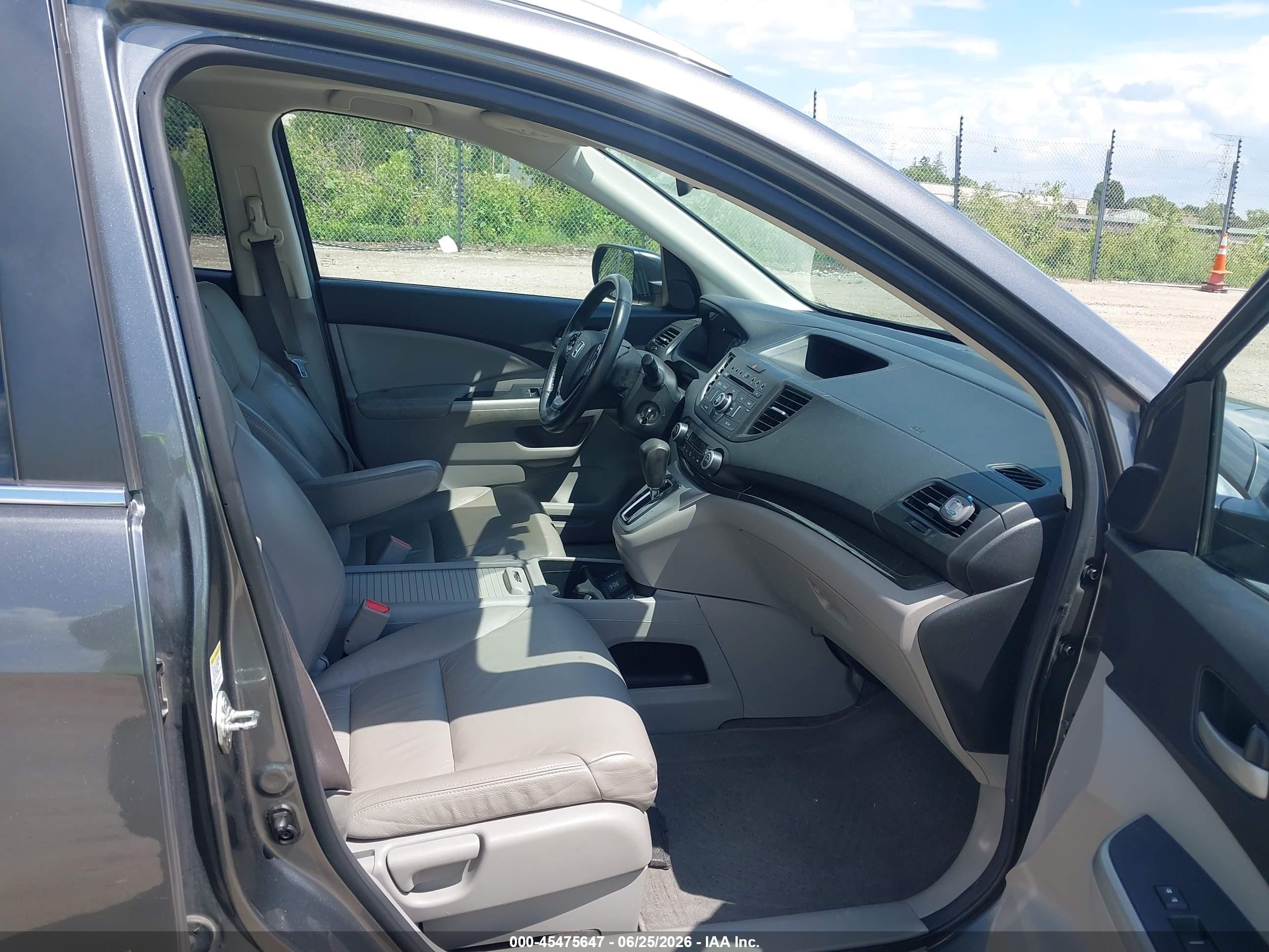 2014 Honda Cr-v Ex-l Серый vin: 2HKRM4H76EH619054