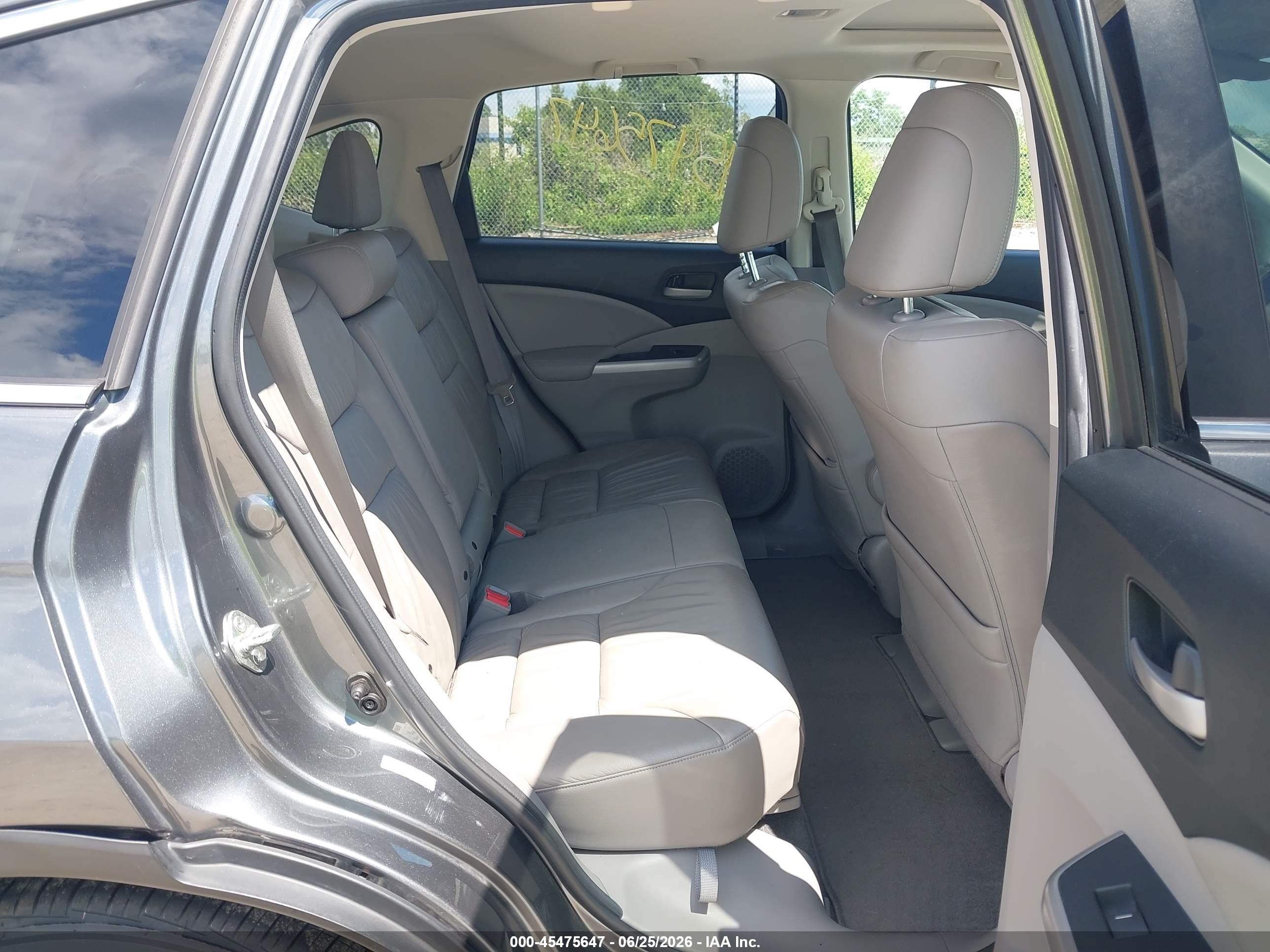 2014 Honda Cr-v Ex-l Серый vin: 2HKRM4H76EH619054