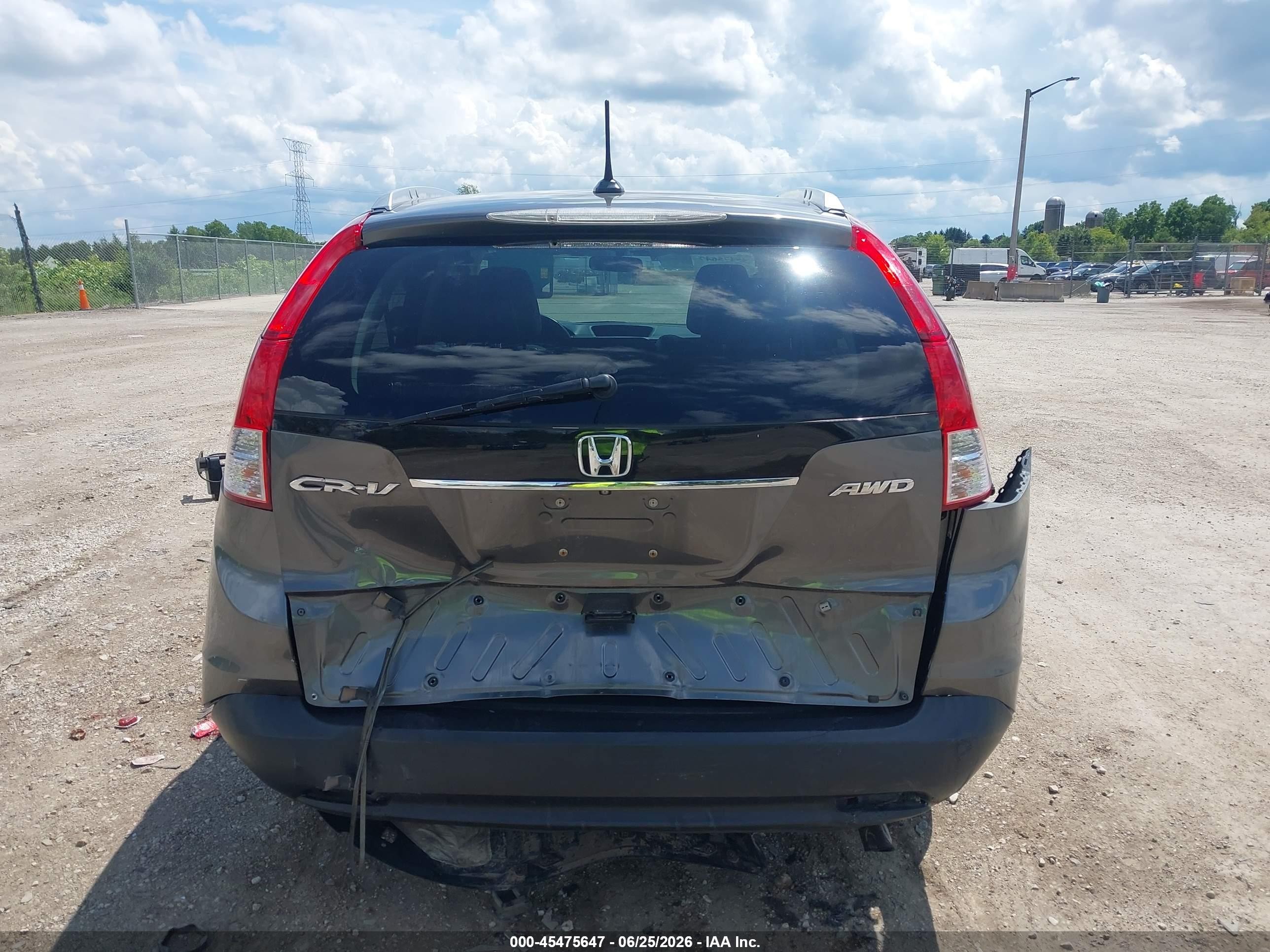 2014 Honda Cr-v Ex-l Серый vin: 2HKRM4H76EH619054