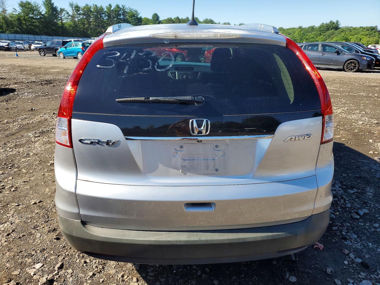 2014 Honda Cr-v Exl Silver vin: 2HKRM4H76EH623430