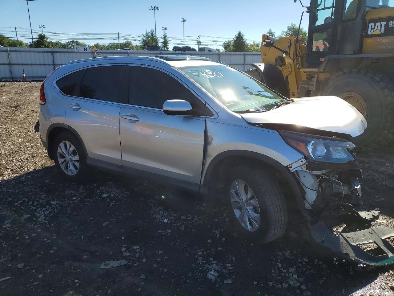 2014 Honda Cr-v Exl Silver vin: 2HKRM4H76EH623430