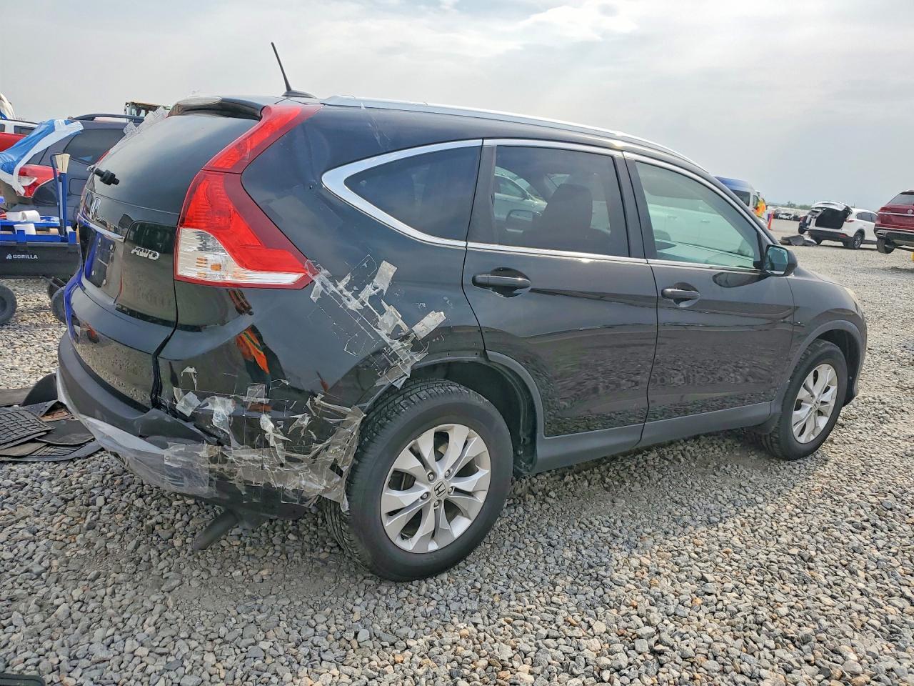 2014 Honda Cr-v Exl Black vin: 2HKRM4H76EH625615