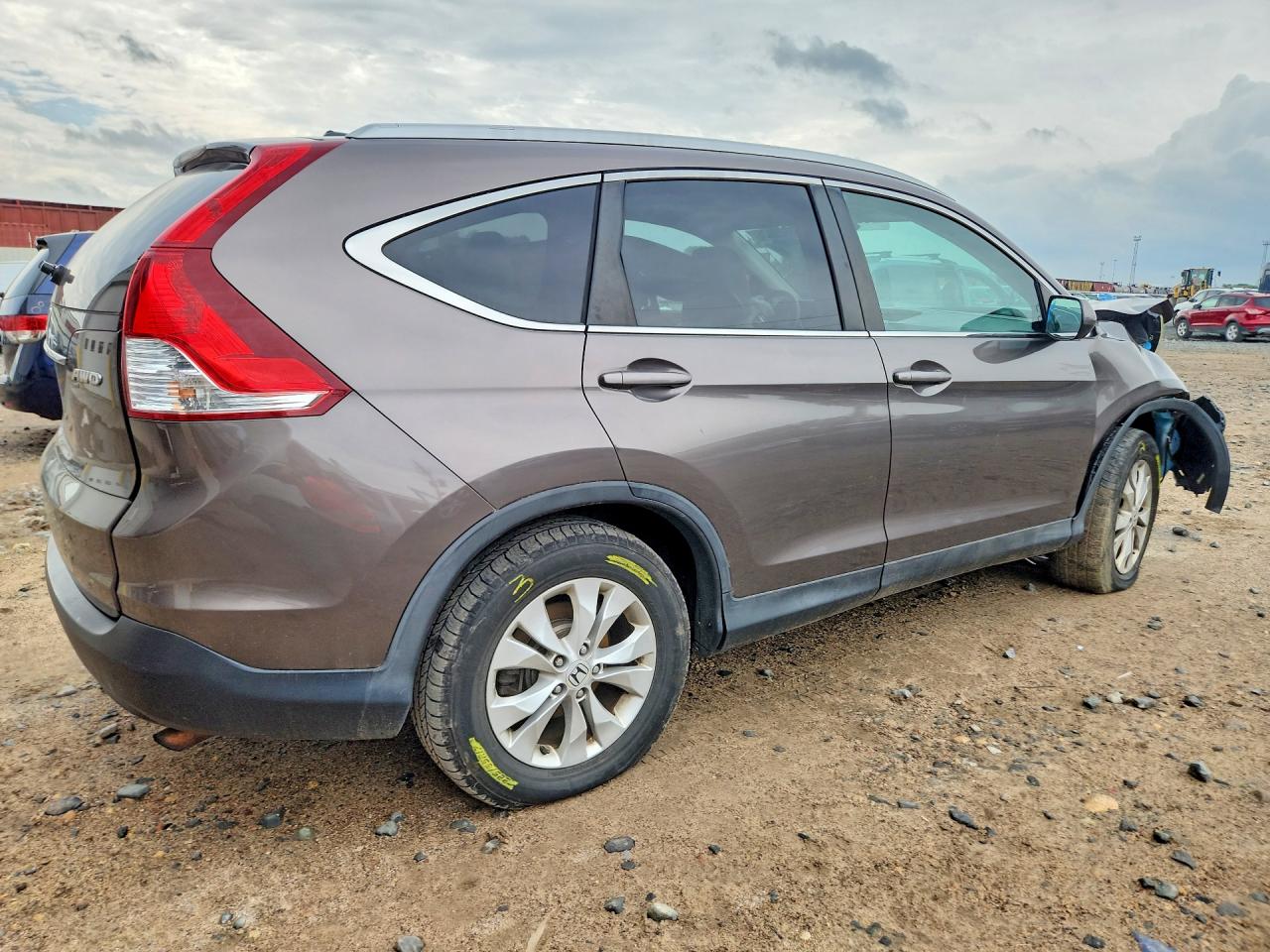 2014 Honda Cr-v Exl Gray vin: 2HKRM4H76EH651910