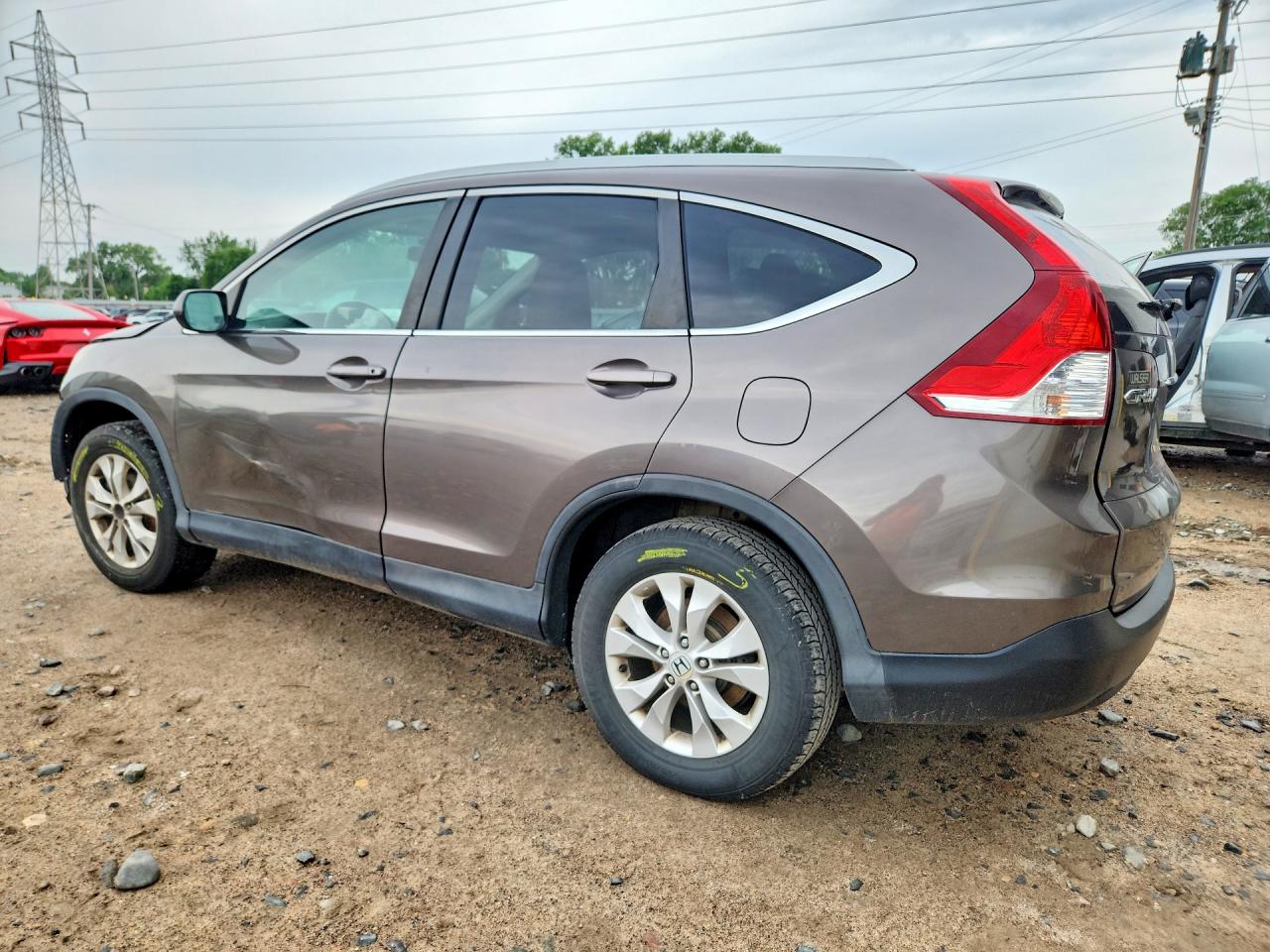 2014 Honda Cr-v Exl Gray vin: 2HKRM4H76EH651910