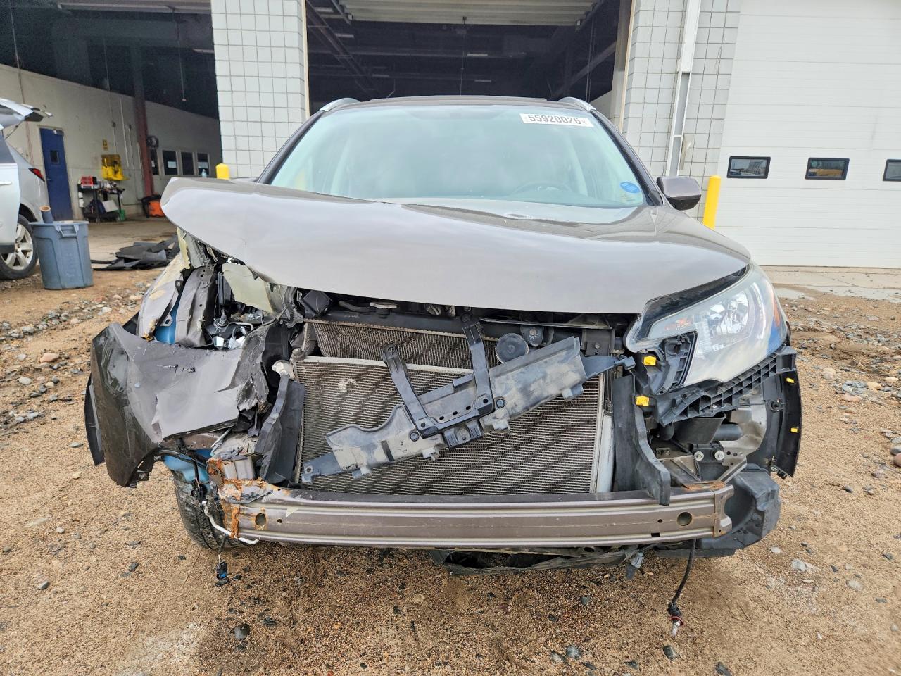 2014 Honda Cr-v Exl Gray vin: 2HKRM4H76EH651910