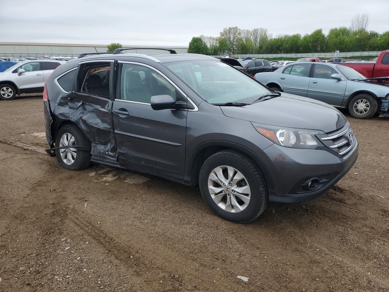 2014 Honda Cr-v Exl Charcoal vin: 2HKRM4H76EH703374