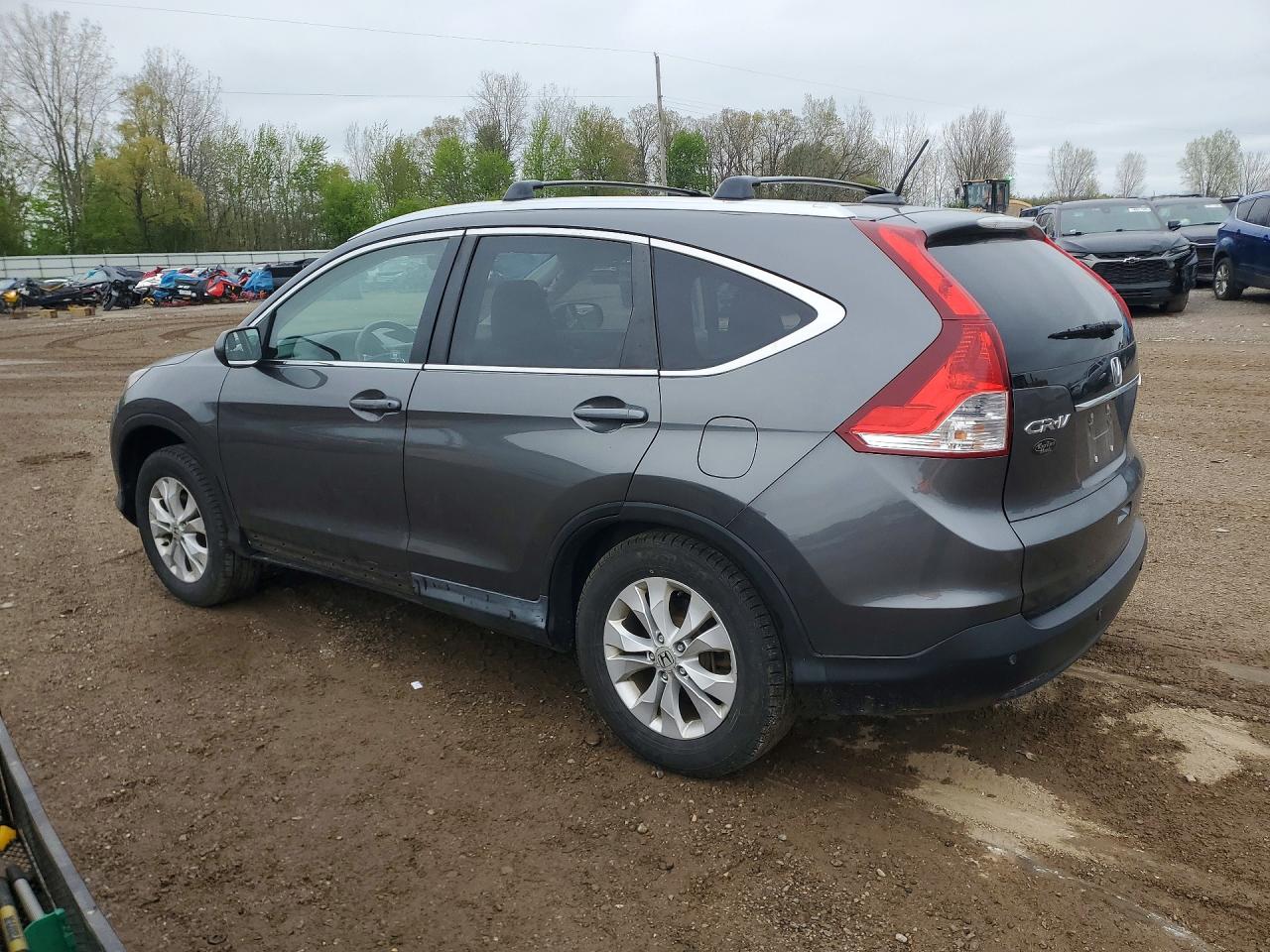 2014 Honda Cr-v Exl Charcoal vin: 2HKRM4H76EH703374