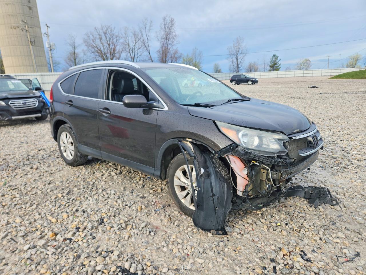 2014 Honda Cr-v Exl Black vin: 2HKRM4H76EH723317