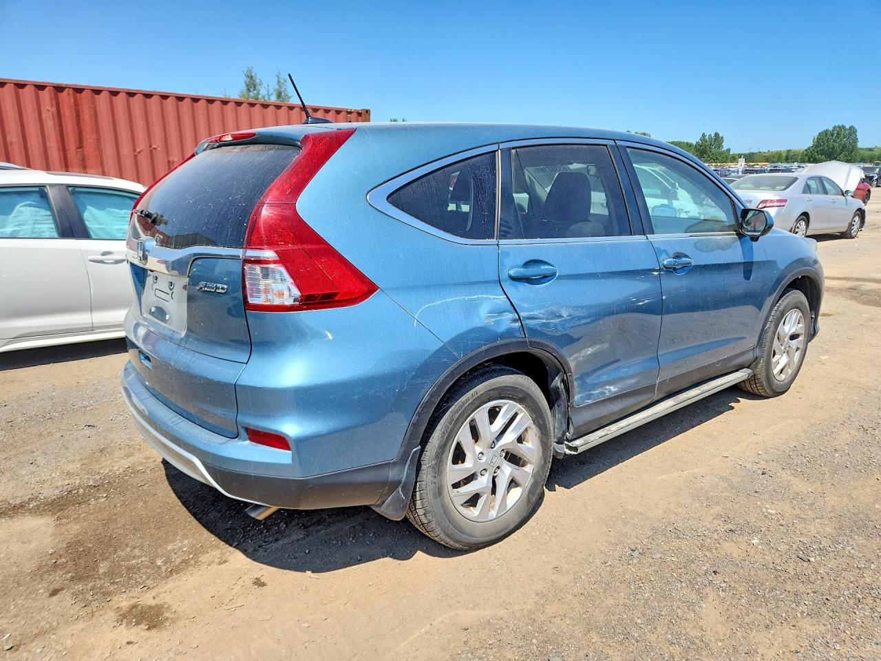 2015 Honda Cr-v Exl Blue vin: 2HKRM4H76FH114911