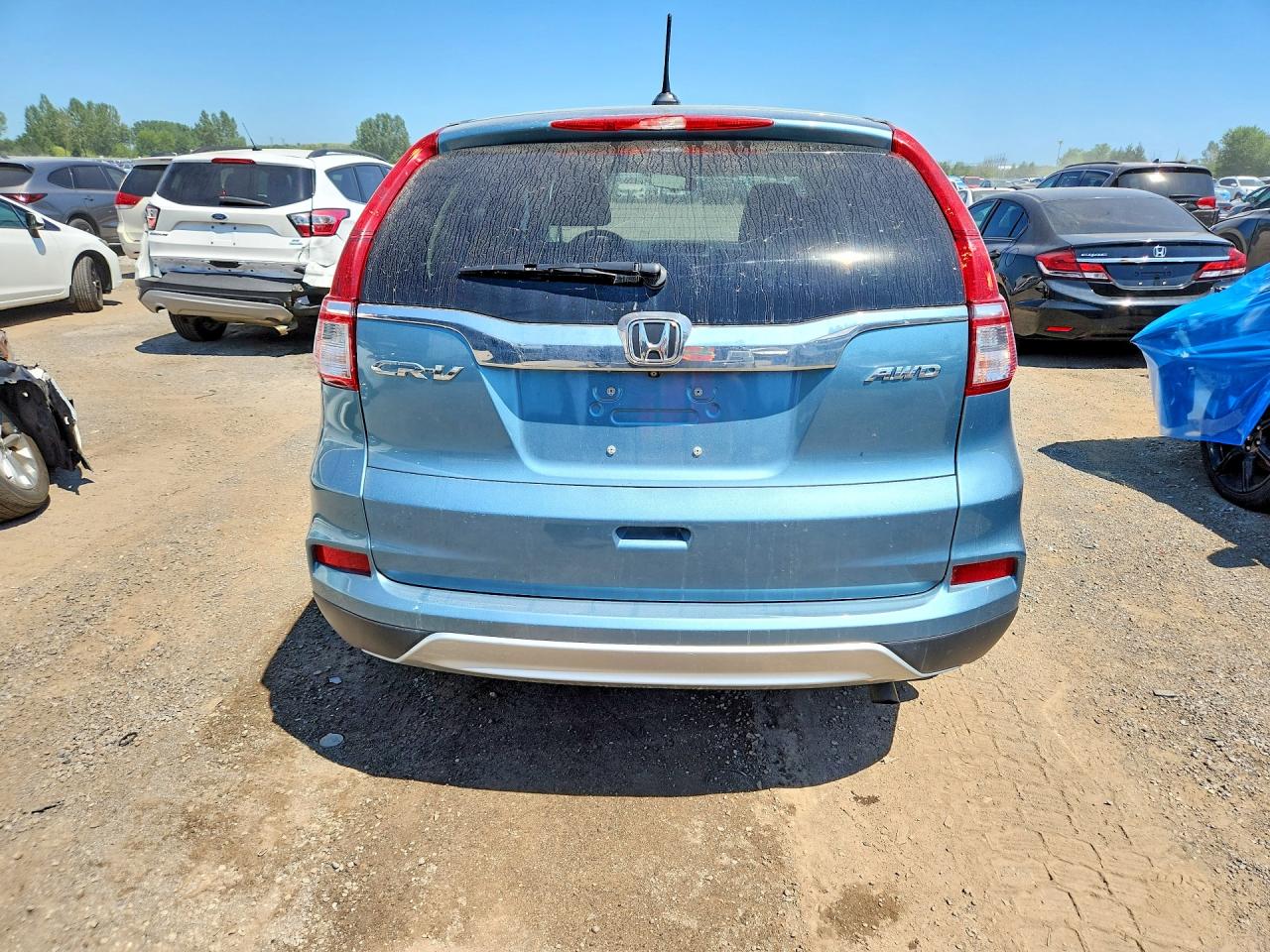 2015 Honda Cr-v Exl Blue vin: 2HKRM4H76FH114911