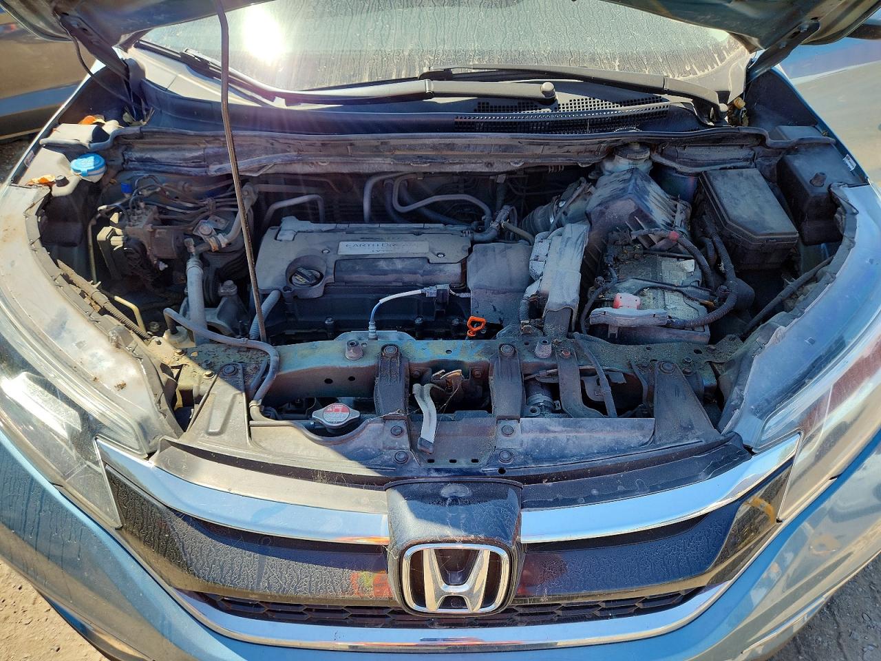 2015 Honda Cr-v Exl Blue vin: 2HKRM4H76FH114911